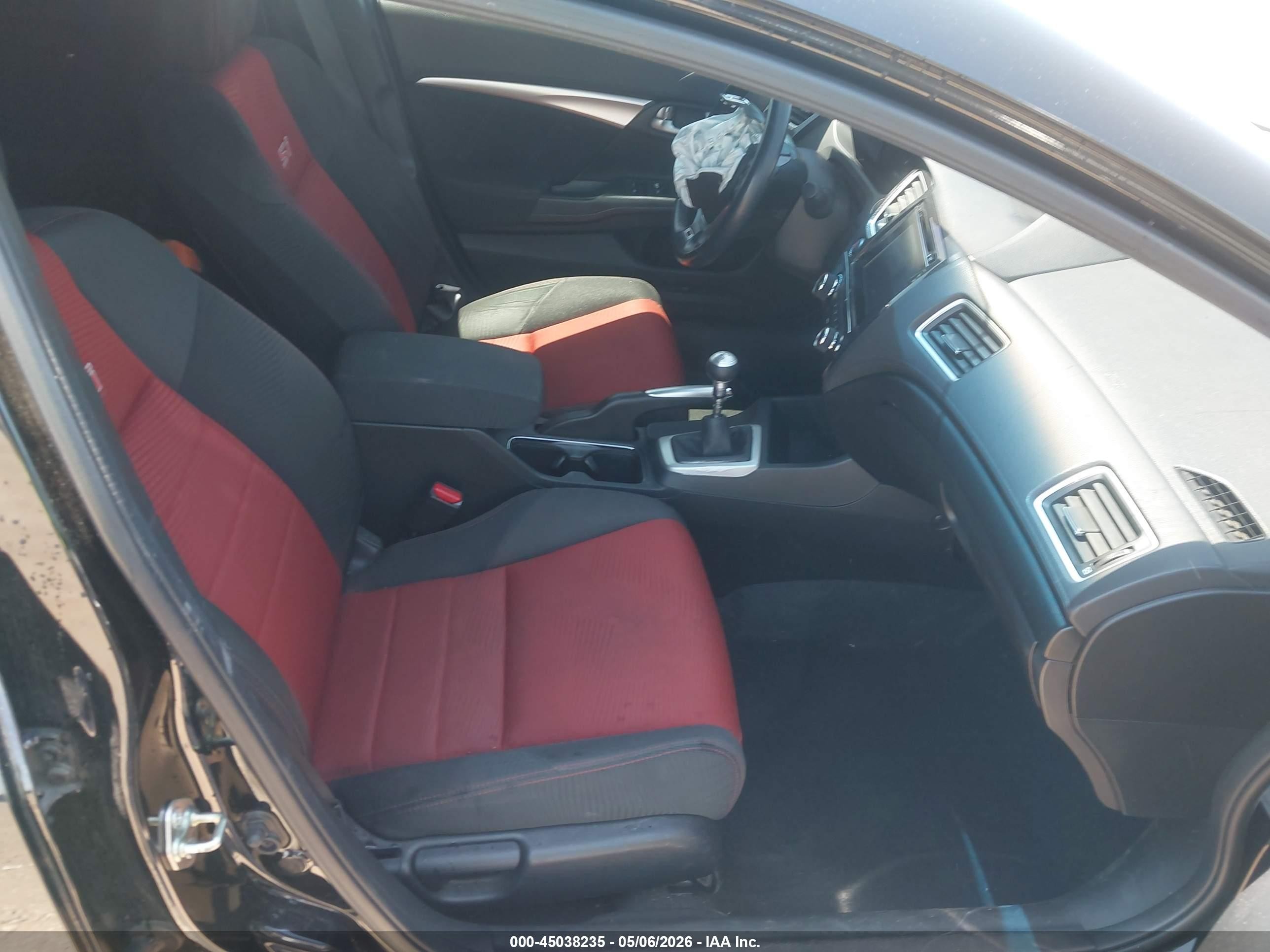 2015 Honda Civic Si Black vin: 2HGFB6E59FH703811