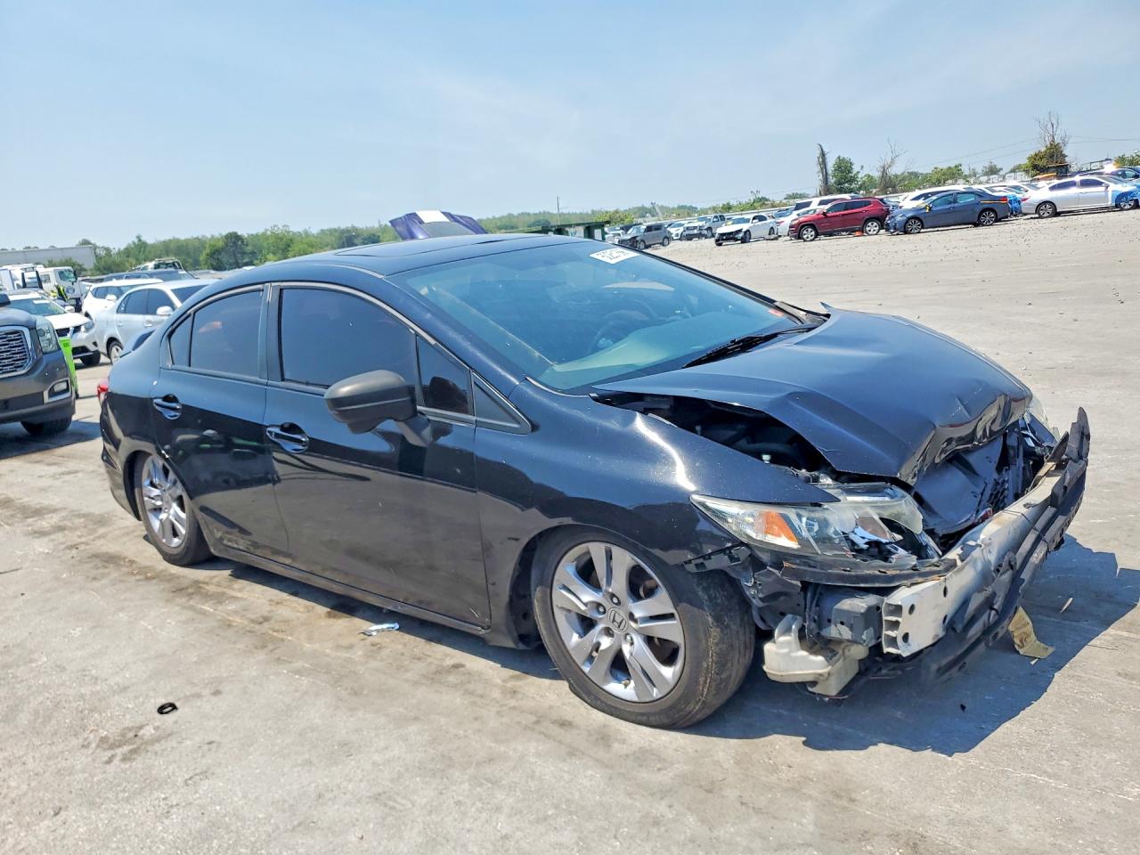 2015 Honda Civic Black vin: 2HGFB6E59FH704991