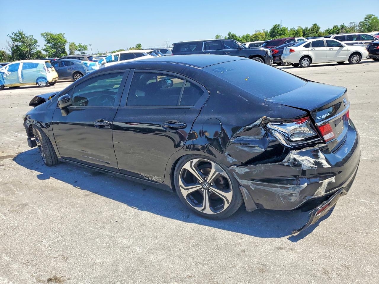 2015 Honda Civic Si Black vin: 2HGFB6E59FH705011