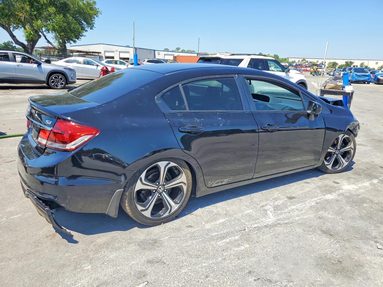 2015 Honda Civic Si Black vin: 2HGFB6E59FH705011