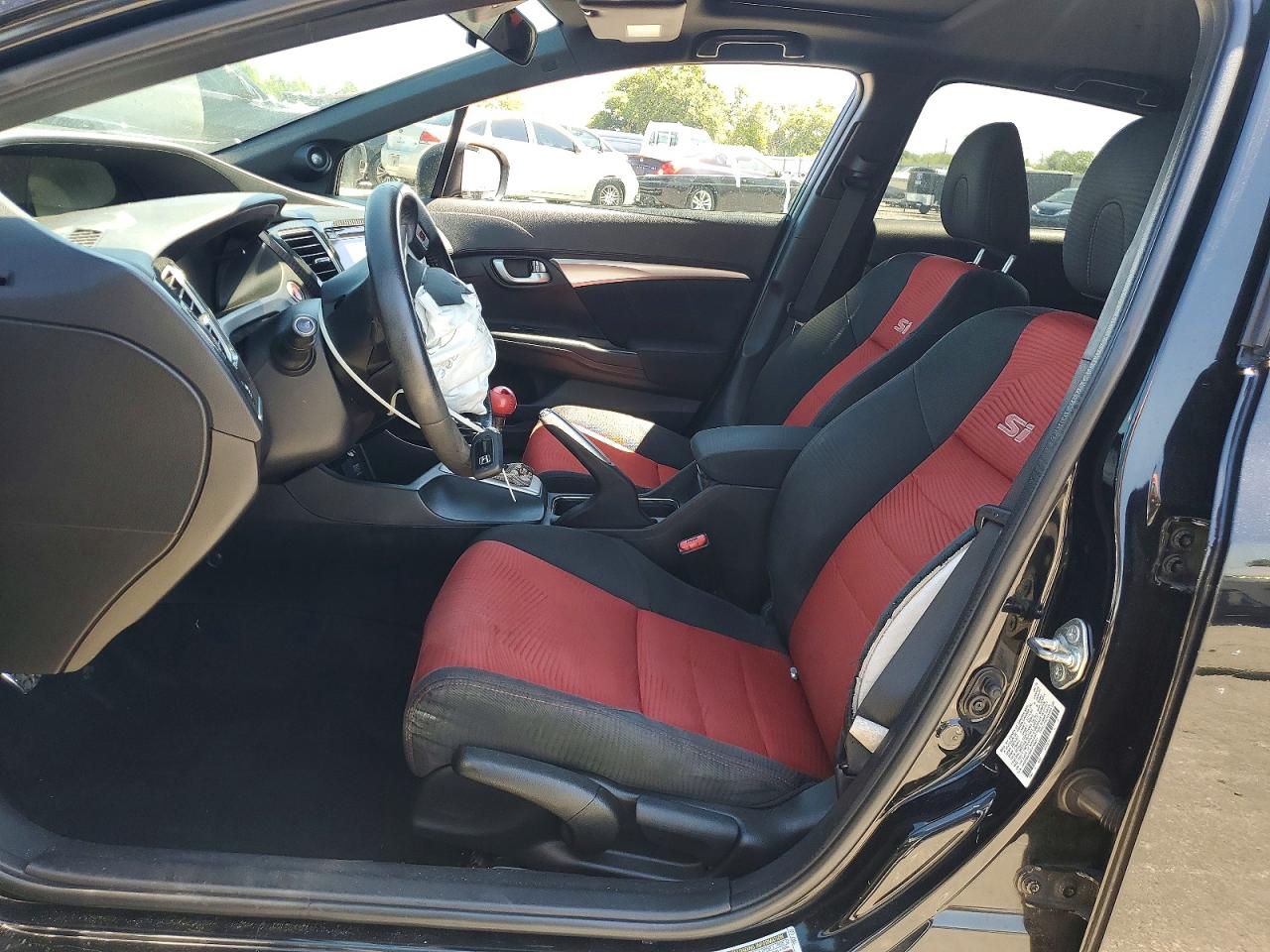 2015 Honda Civic Si Black vin: 2HGFB6E59FH705011