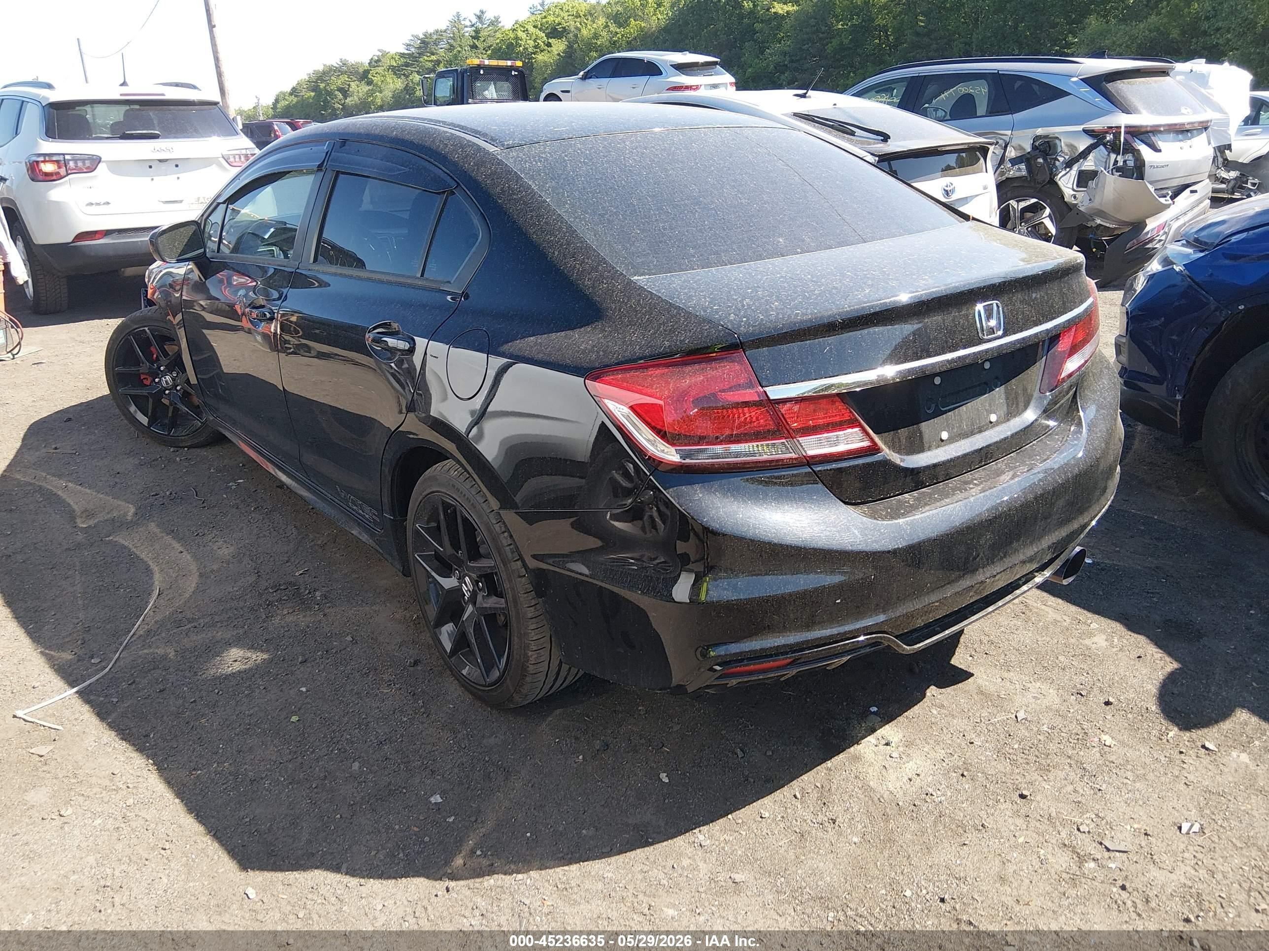 2015 Honda Civic Si Black vin: 2HGFB6E59FH706370