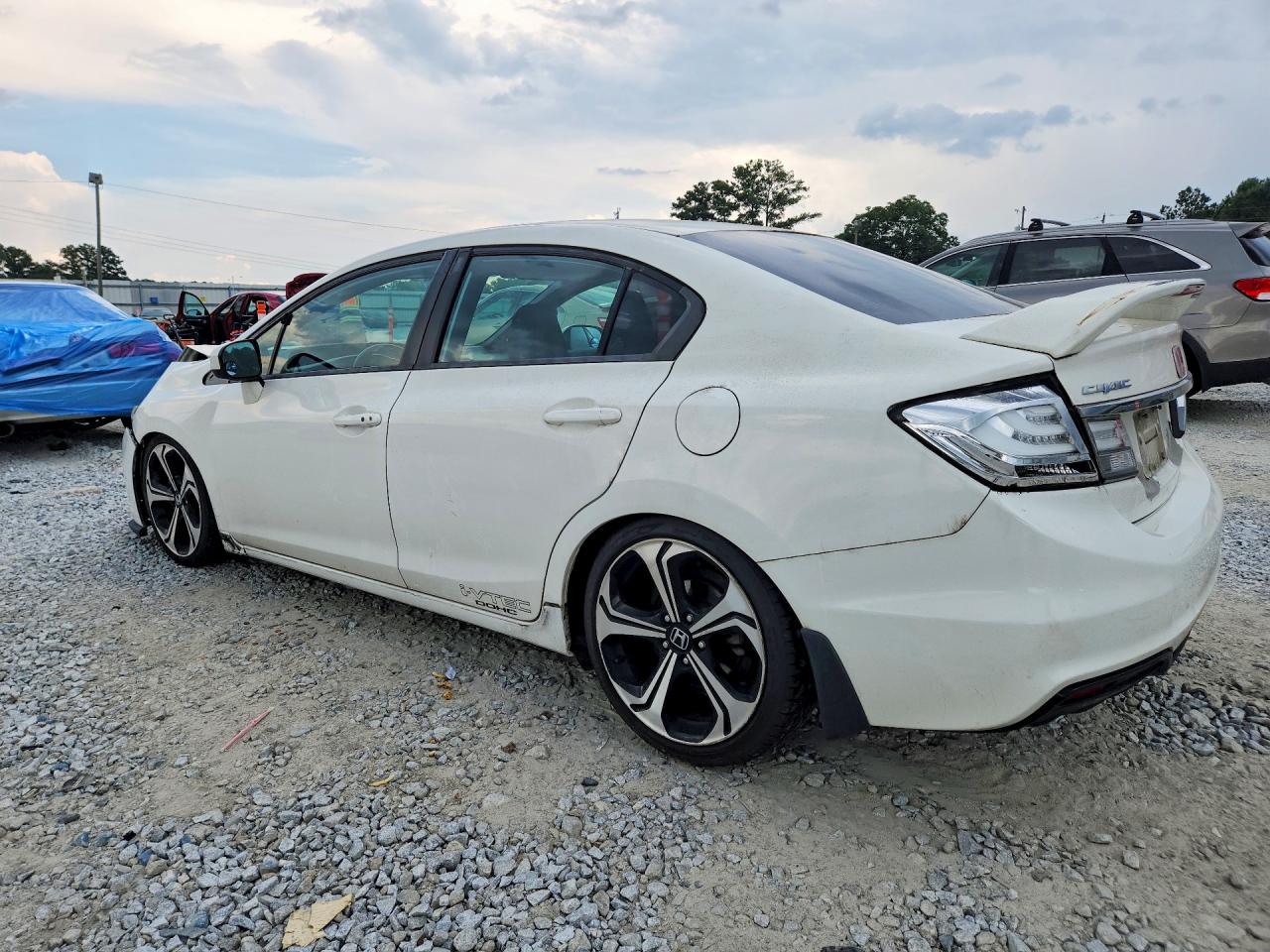 2015 Honda Civic Si White vin: 2HGFB6E59FH707096