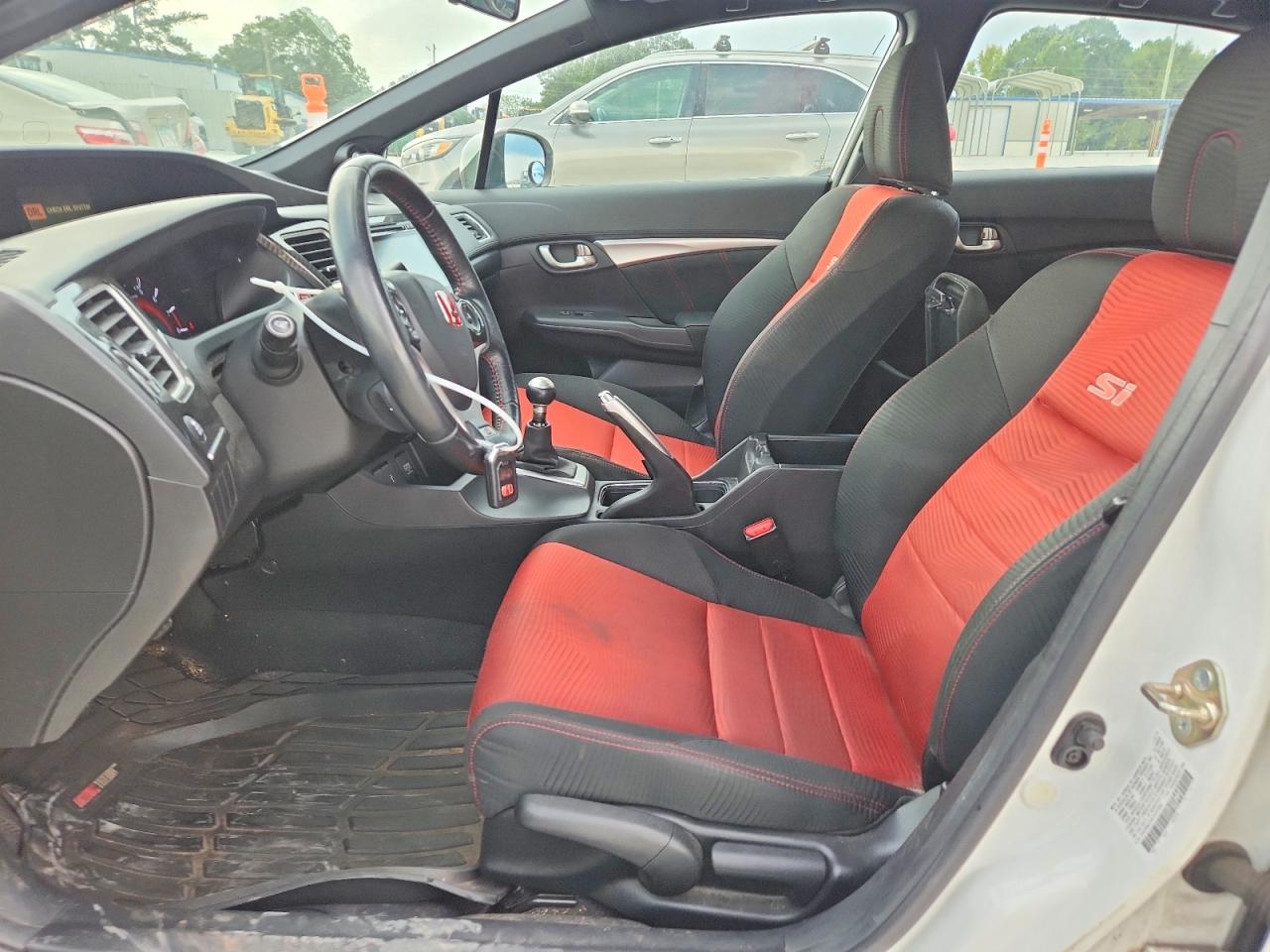 2015 Honda Civic Si White vin: 2HGFB6E59FH707096