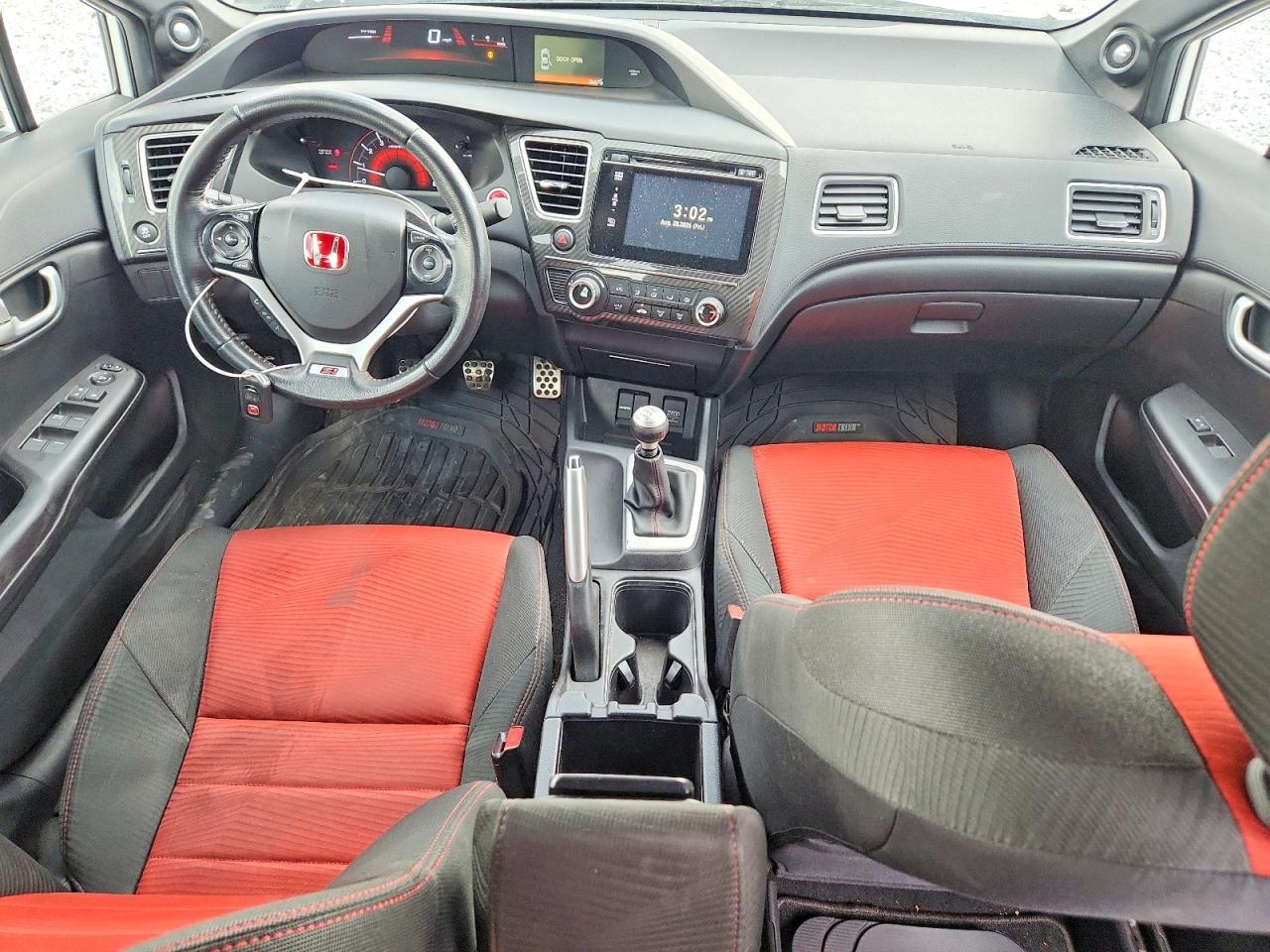 2015 Honda Civic Si White vin: 2HGFB6E59FH707096
