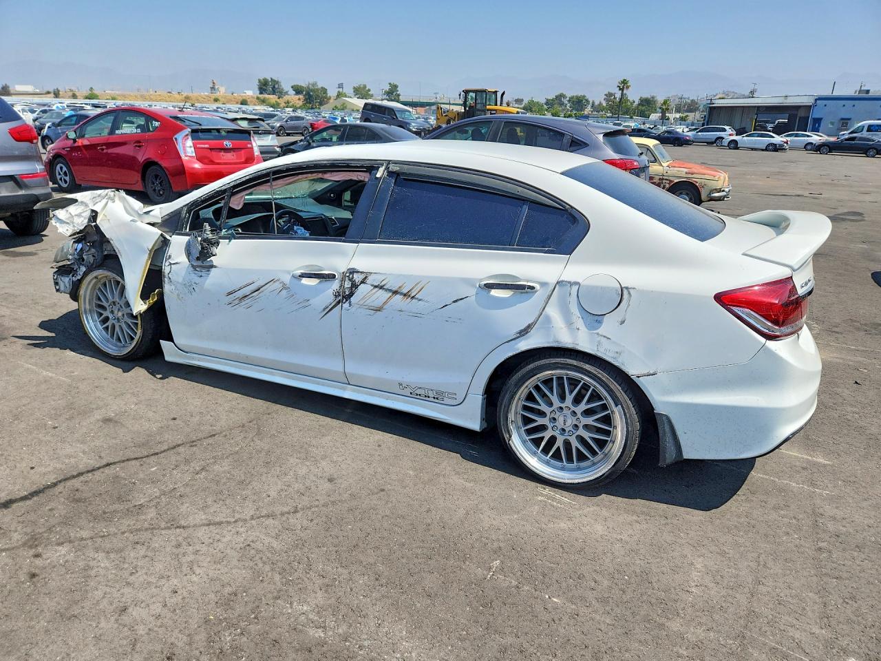 2015 Honda Civic Si White vin: 2HGFB6E59FH709477