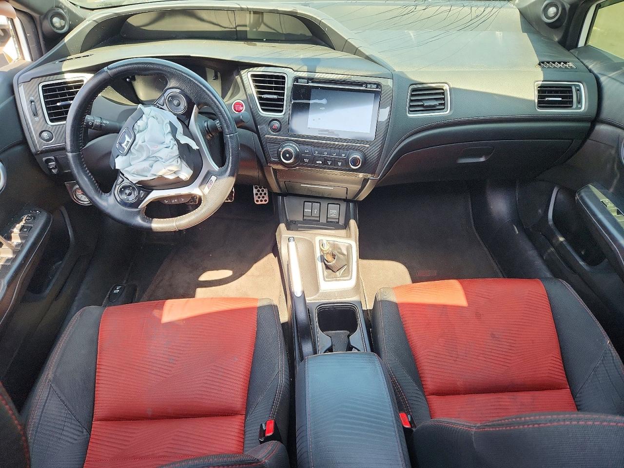 2015 Honda Civic Si White vin: 2HGFB6E59FH709477