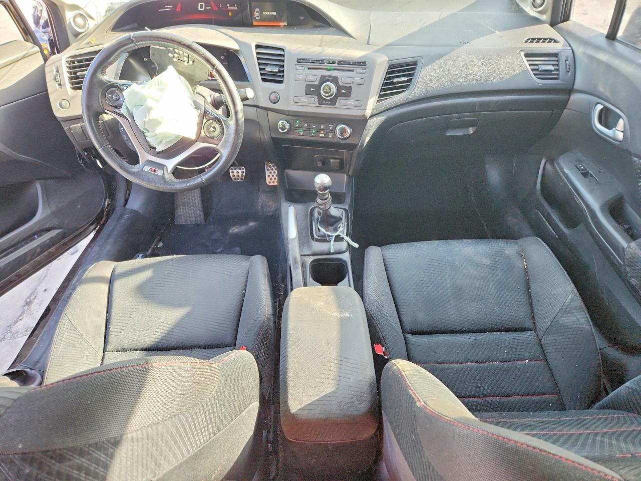 2012 Honda Civic Si Black vin: 2HGFB6E5XCH705627