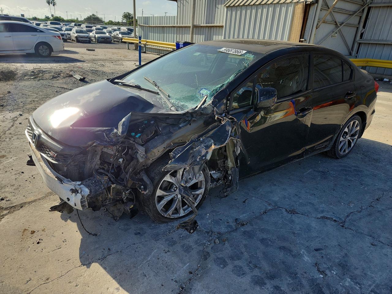 2012 Honda Civic Si Black vin: 2HGFB6E5XCH705627