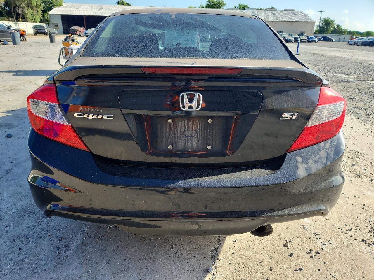2012 Honda Civic Si Black vin: 2HGFB6E5XCH705627