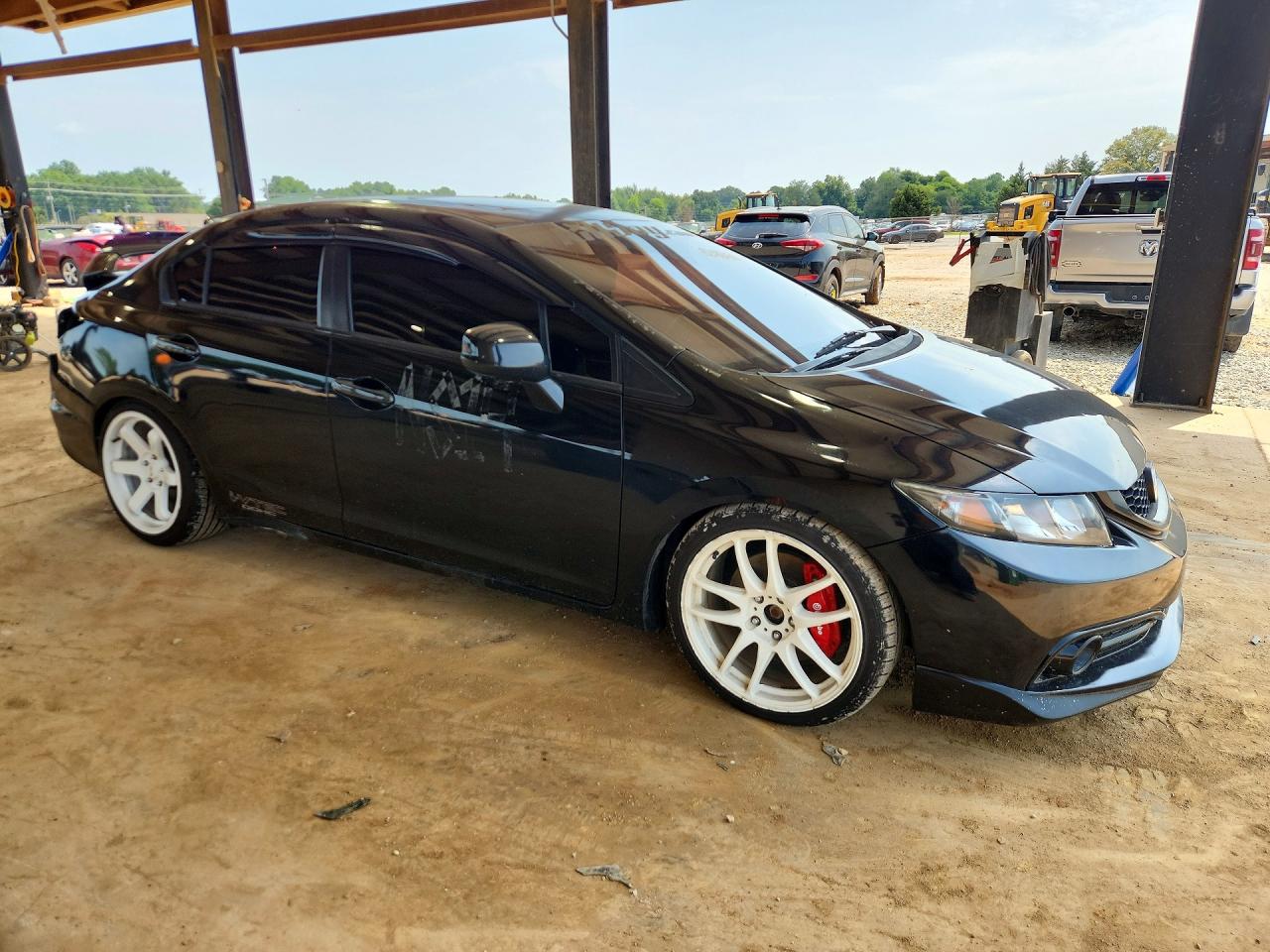 2013 Honda Civic Si Black vin: 2HGFB6E5XDH704317