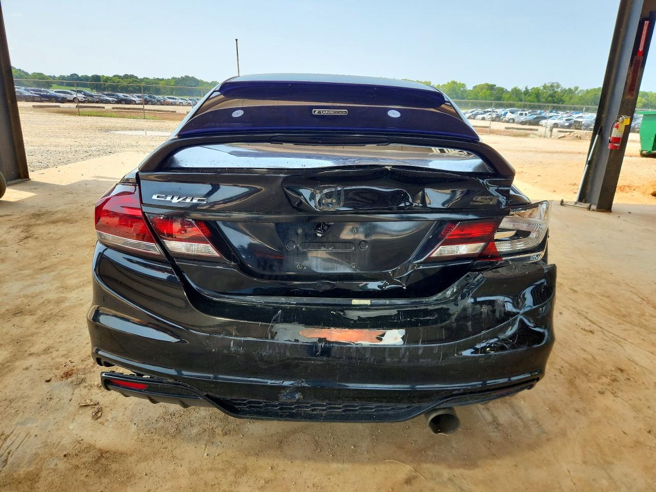 2013 Honda Civic Si Black vin: 2HGFB6E5XDH704317