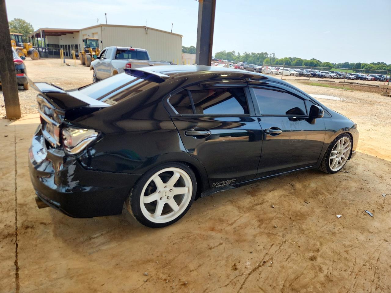 2013 Honda Civic Si Black vin: 2HGFB6E5XDH704317