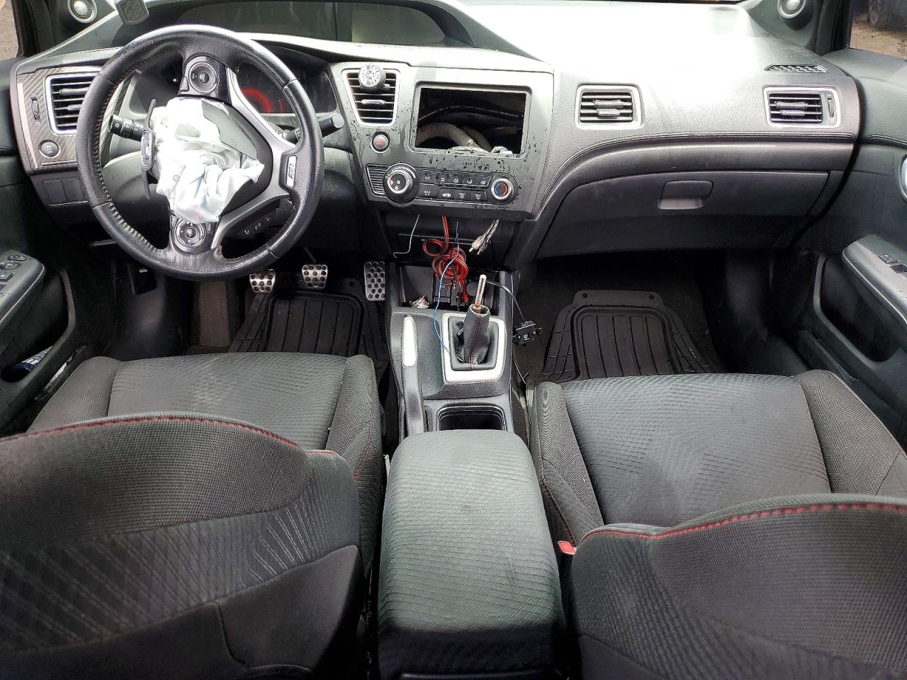 2013 Honda Civic Si Black vin: 2HGFB6E5XDH707508
