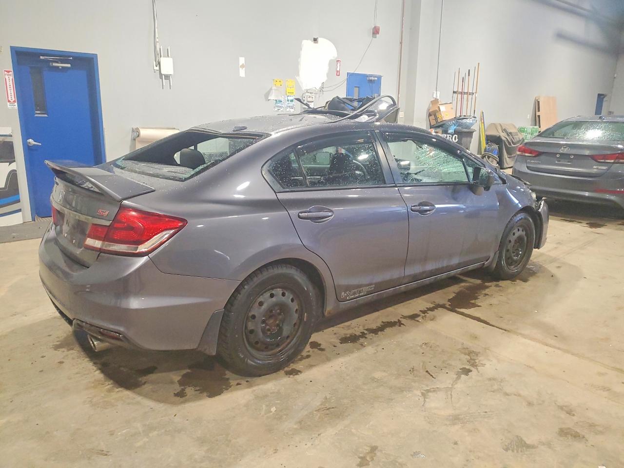 2015 Honda Civic Si Gray vin: 2HGFB6E5XFH200370