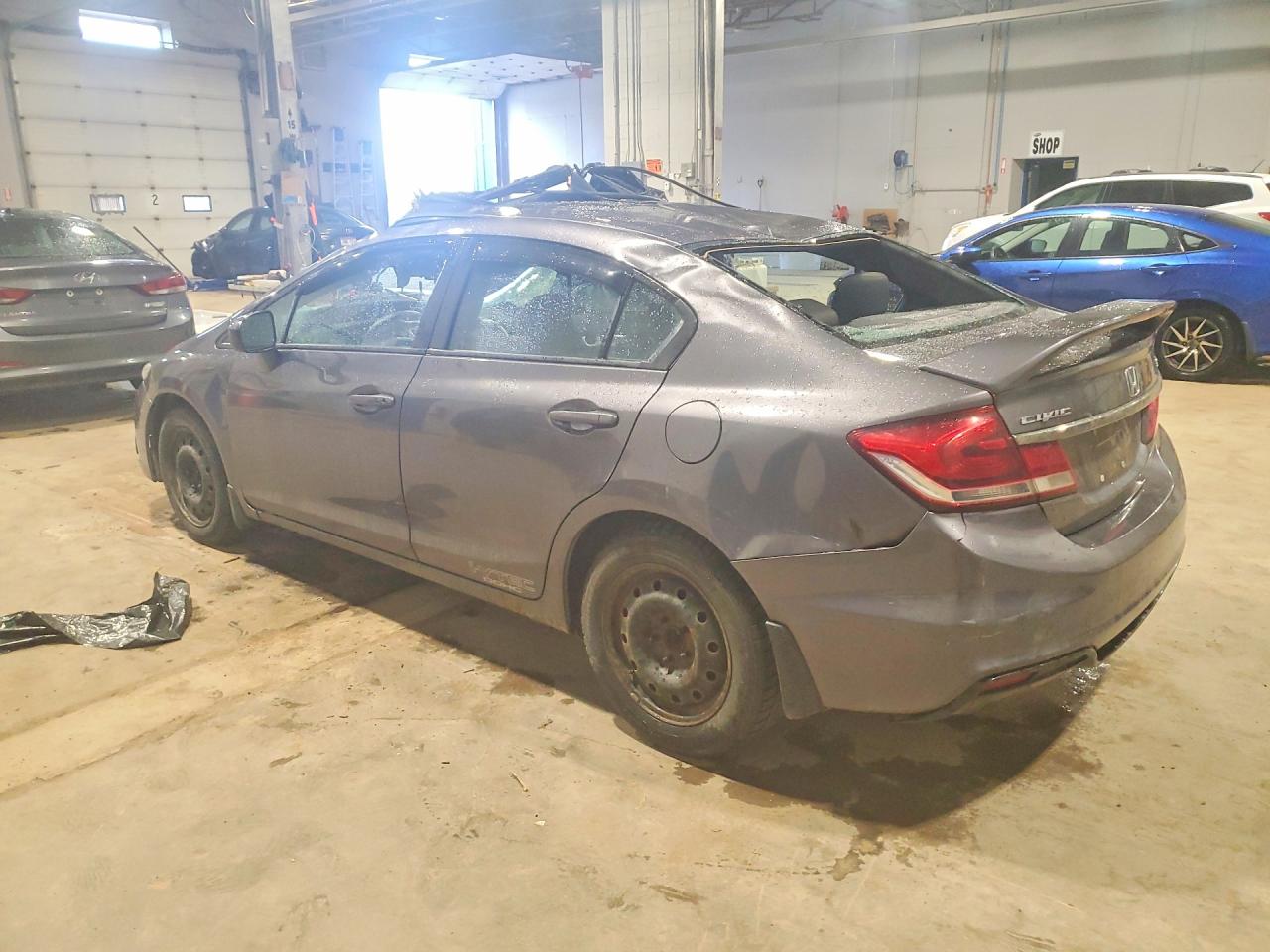 2015 Honda Civic Si Gray vin: 2HGFB6E5XFH200370