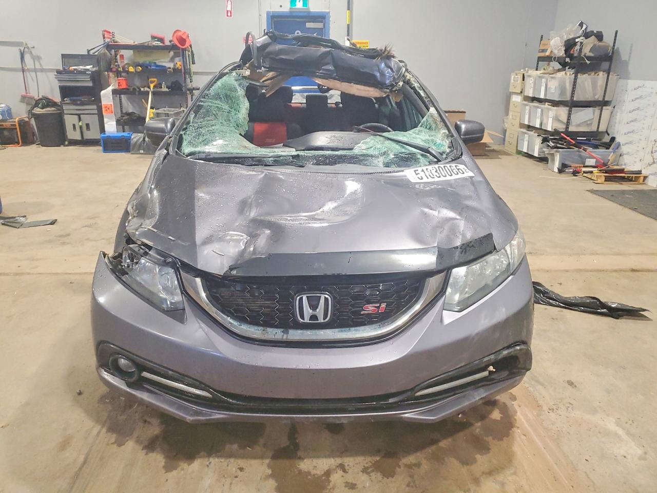 2015 Honda Civic Si Gray vin: 2HGFB6E5XFH200370