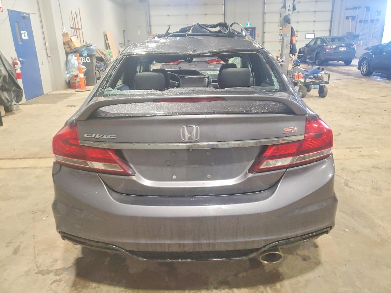 2015 Honda Civic Si Gray vin: 2HGFB6E5XFH200370