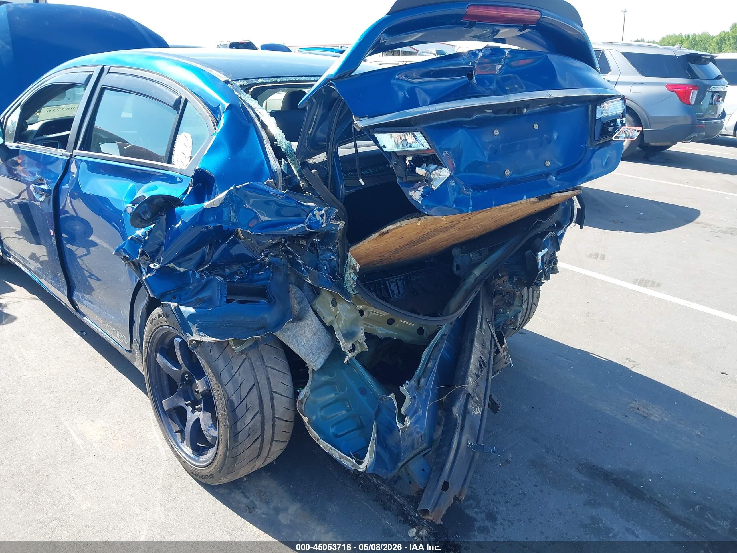 2015 Honda Civic Si Blue vin: 2HGFB6E5XFH700089