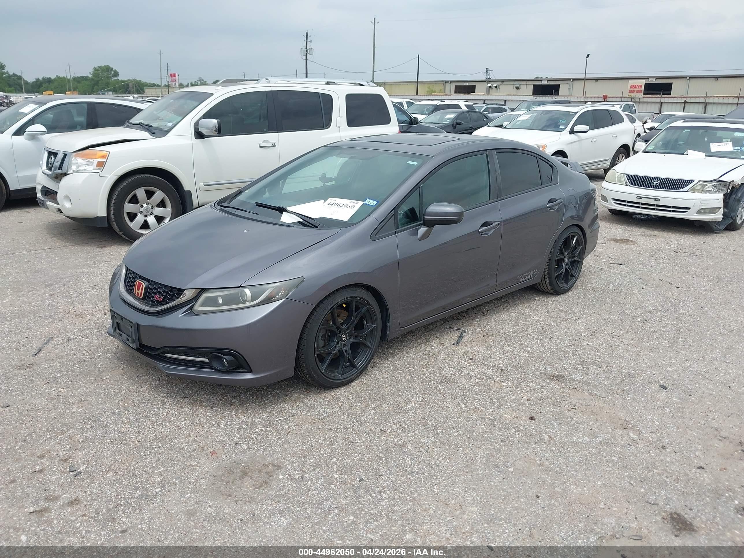 2015 Honda Civic Si Gray vin: 2HGFB6E5XFH705289