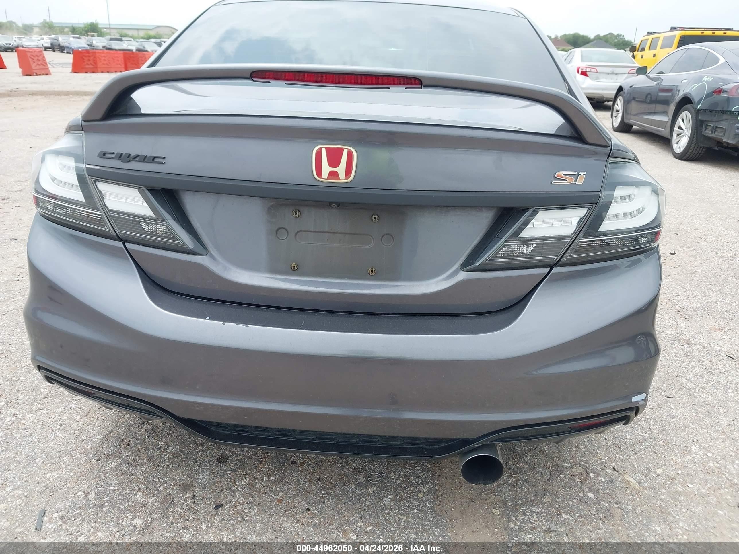 2015 Honda Civic Si Gray vin: 2HGFB6E5XFH705289