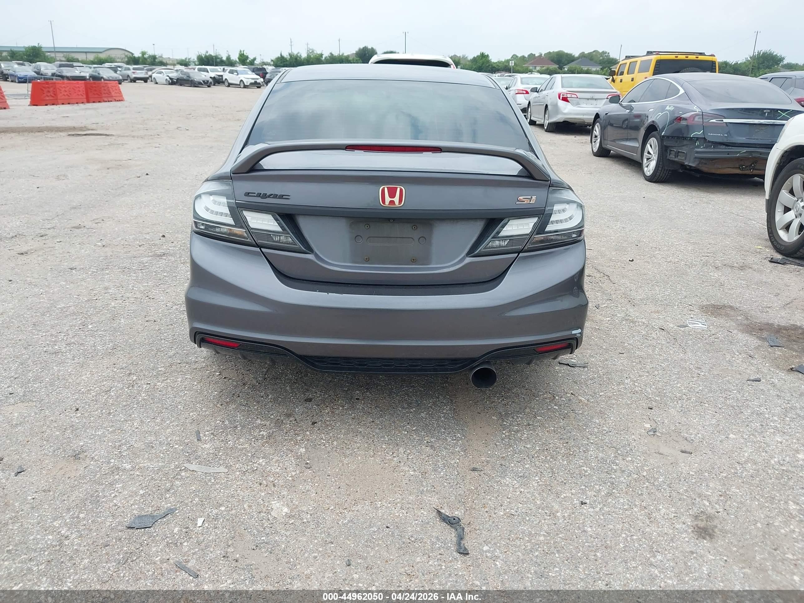 2015 Honda Civic Si Gray vin: 2HGFB6E5XFH705289