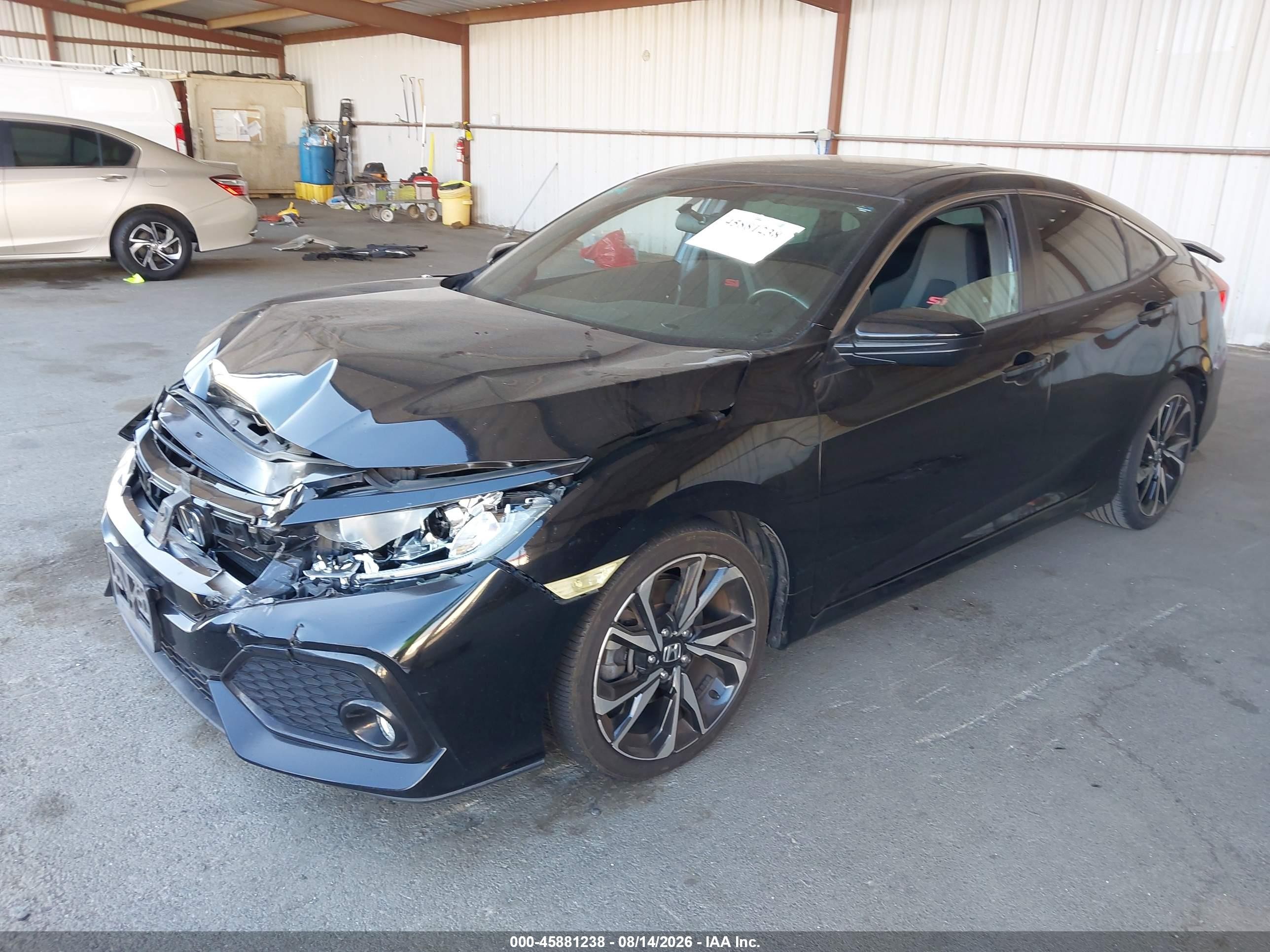 2018 Honda Civic Si Black vin: 2HGFC1E52JH706025