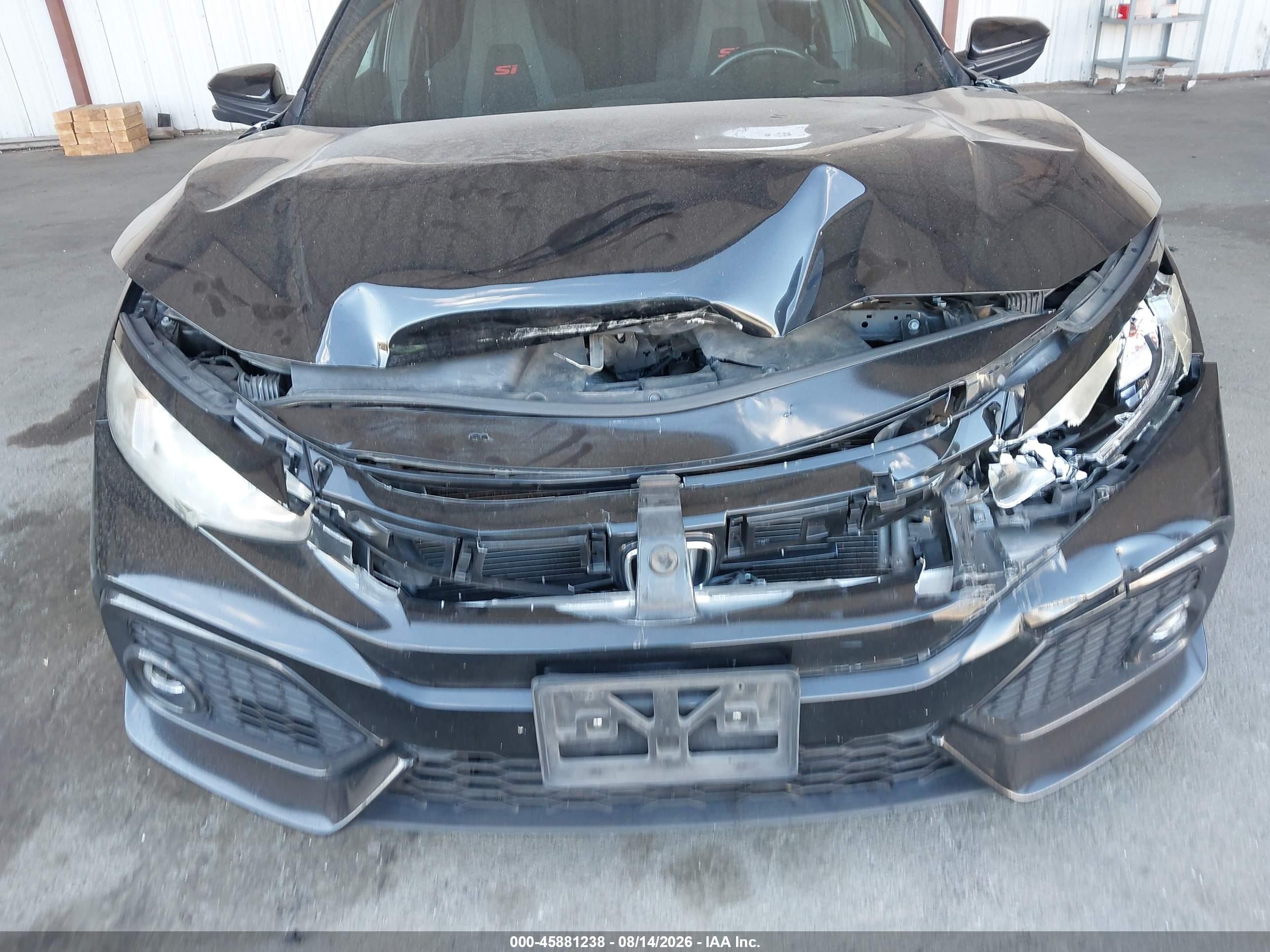 2018 Honda Civic Si Black vin: 2HGFC1E52JH706025