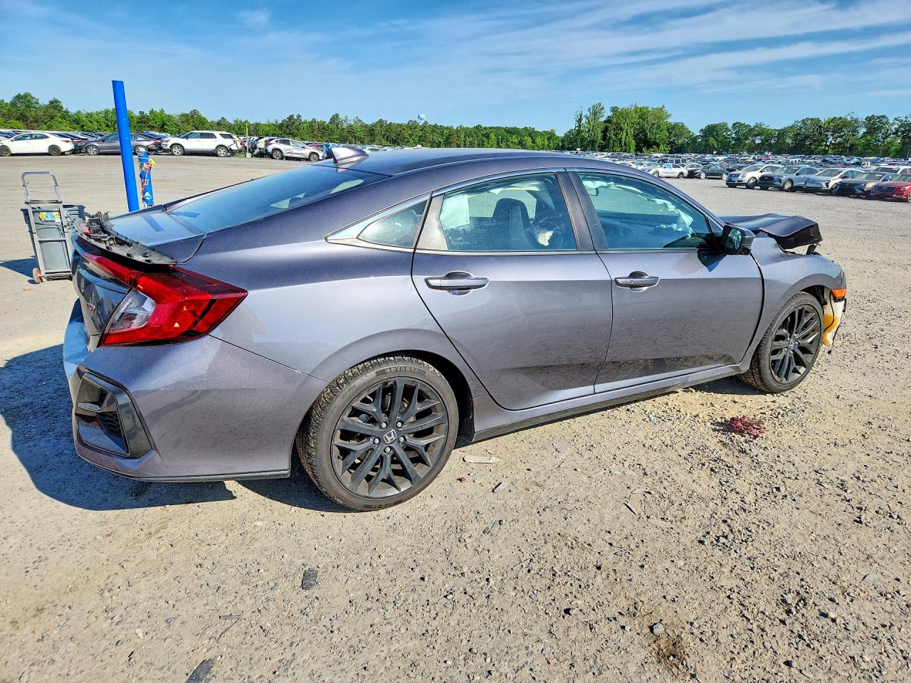 2020 Honda Civic Si Gray vin: 2HGFC1E53LH709180
