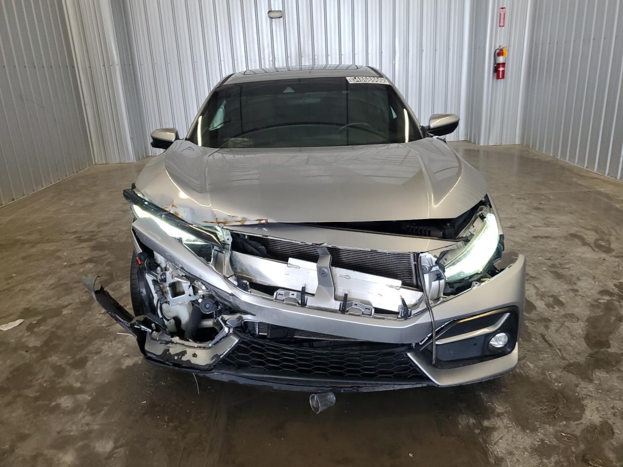 2020 Honda Civic Si Silver vin: 2HGFC1E54LH706515 Damage: Front Bumper Reinforcement, Broken, Replacement Required