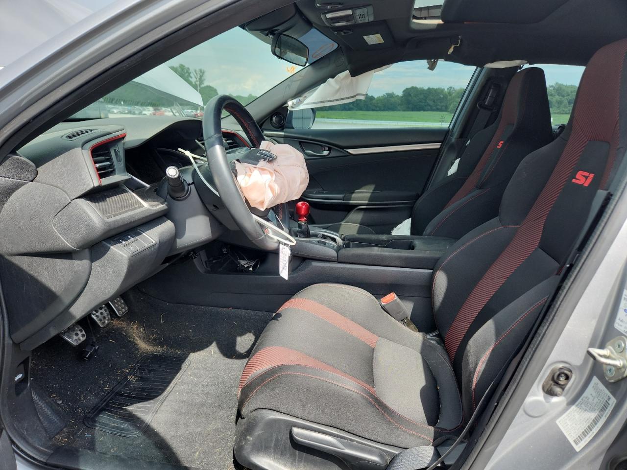 2020 Honda Civic Si Silver vin: 2HGFC1E54LH706515 Damage: Airbag - Front Left, Deployed, Replacement Required