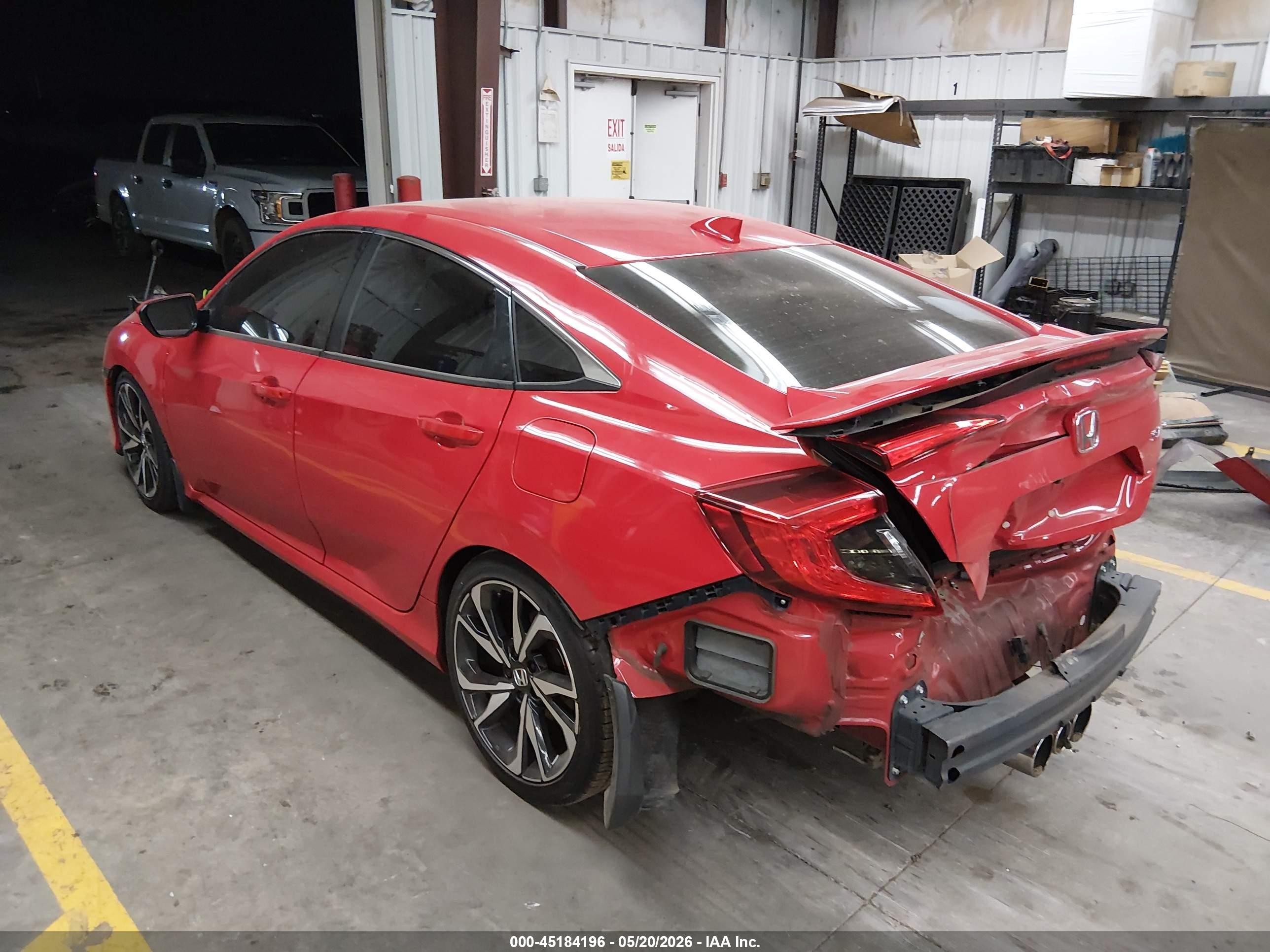 2018 Honda Civic Si Red vin: 2HGFC1E55JH709517