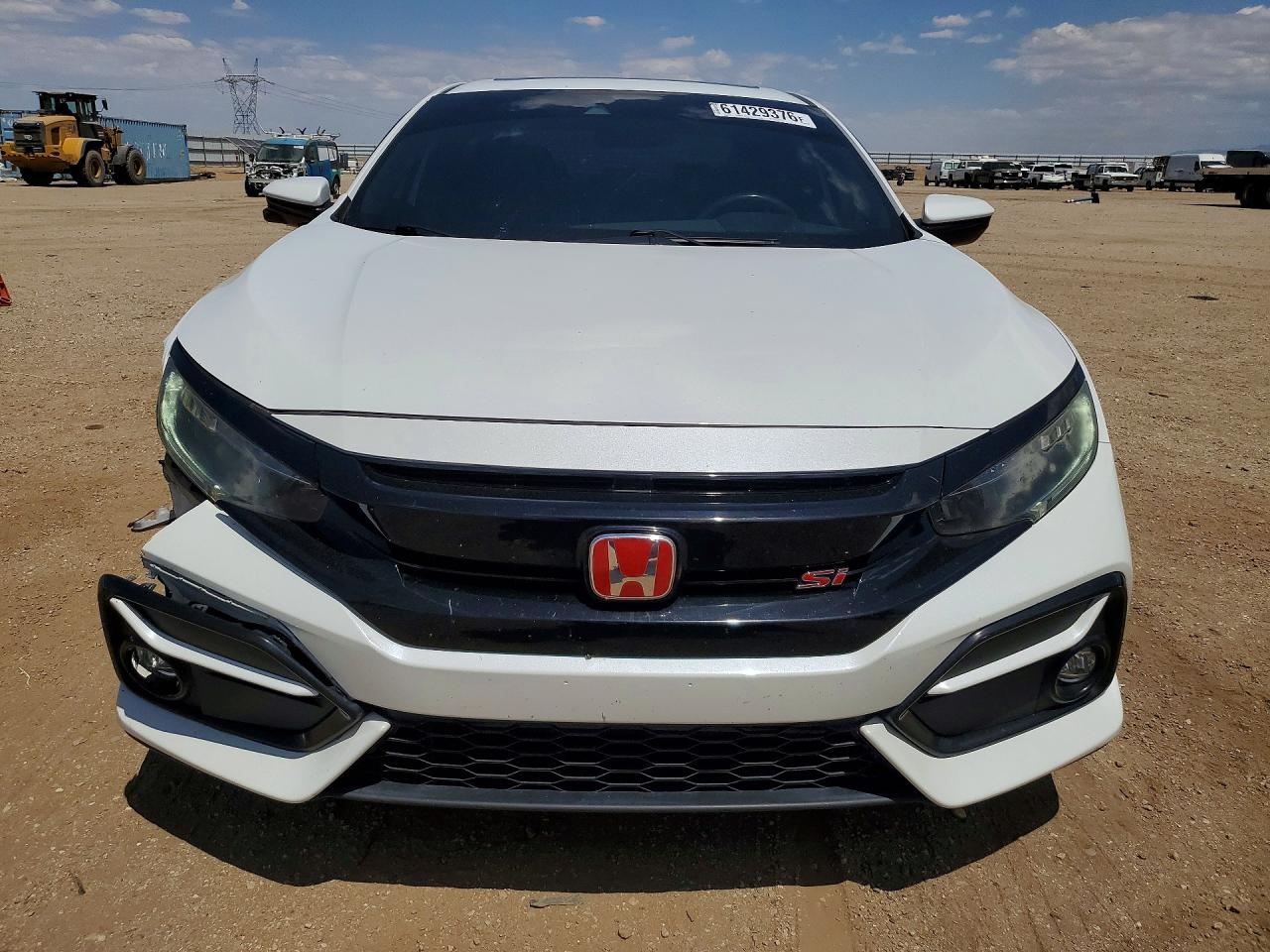 2020 Honda Civic Si White vin: 2HGFC1E55LH707172