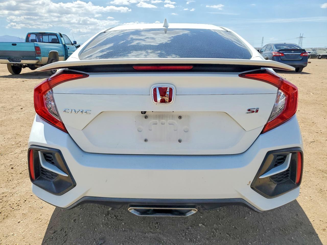 2020 Honda Civic Si White vin: 2HGFC1E55LH707172