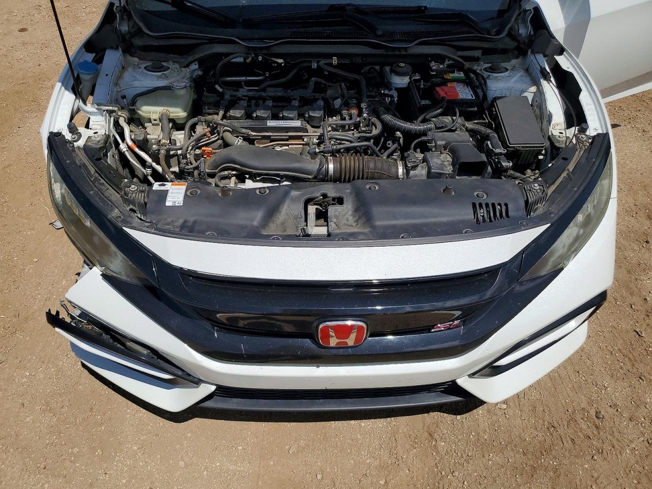 2020 Honda Civic Si White vin: 2HGFC1E55LH707172