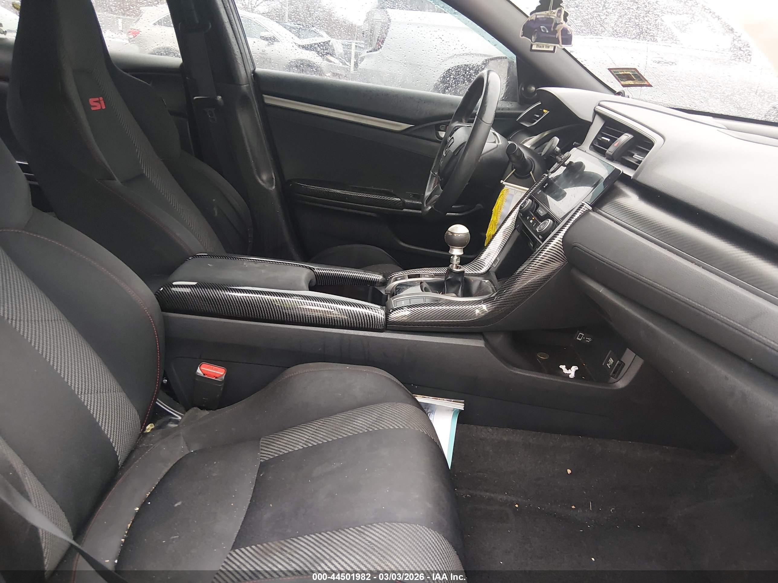2018 Honda Civic Si Серый vin: 2HGFC1E58JH701363