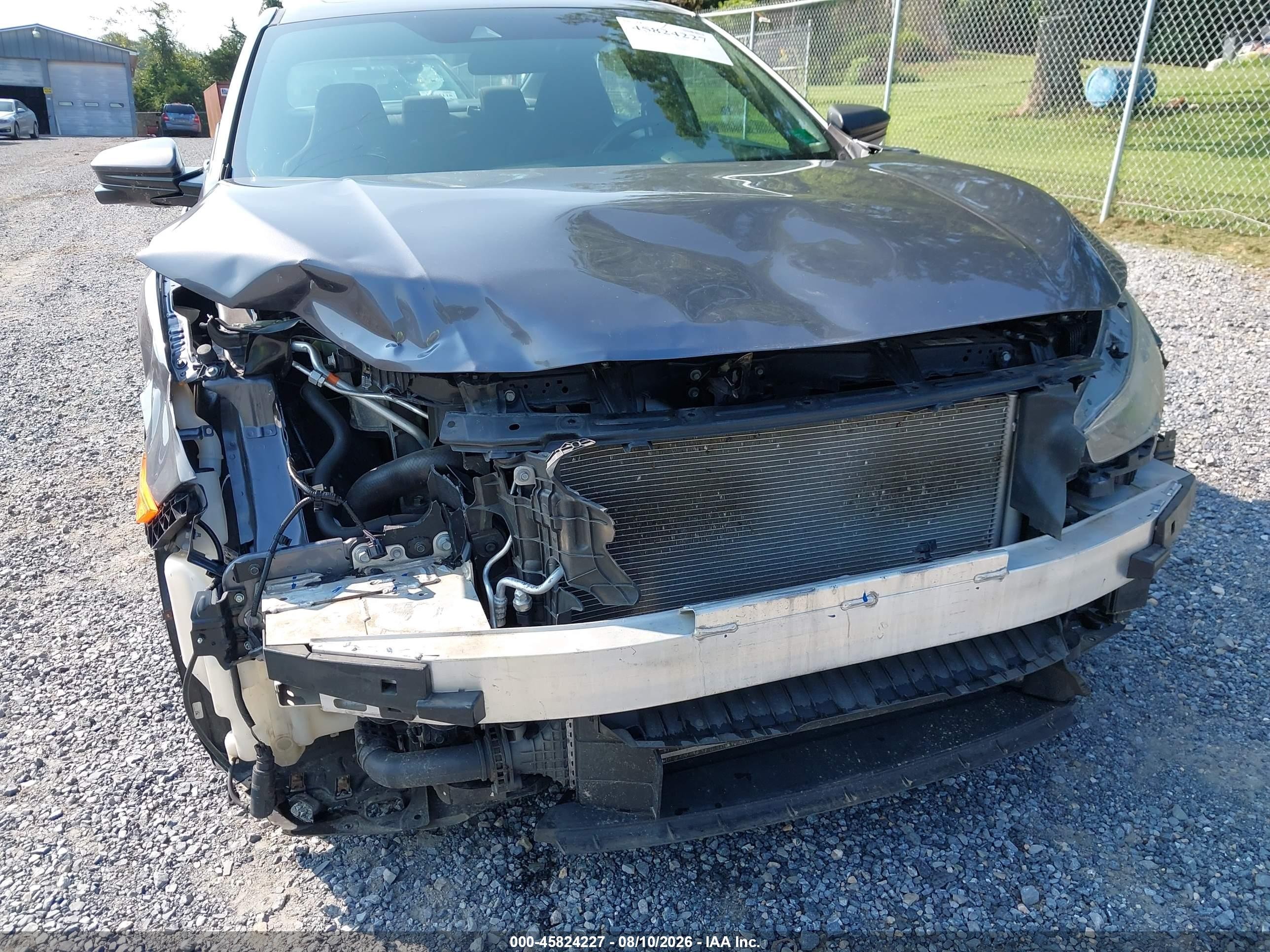 2020 Honda Civic Si Sedan Gray vin: 2HGFC1E59LH700998