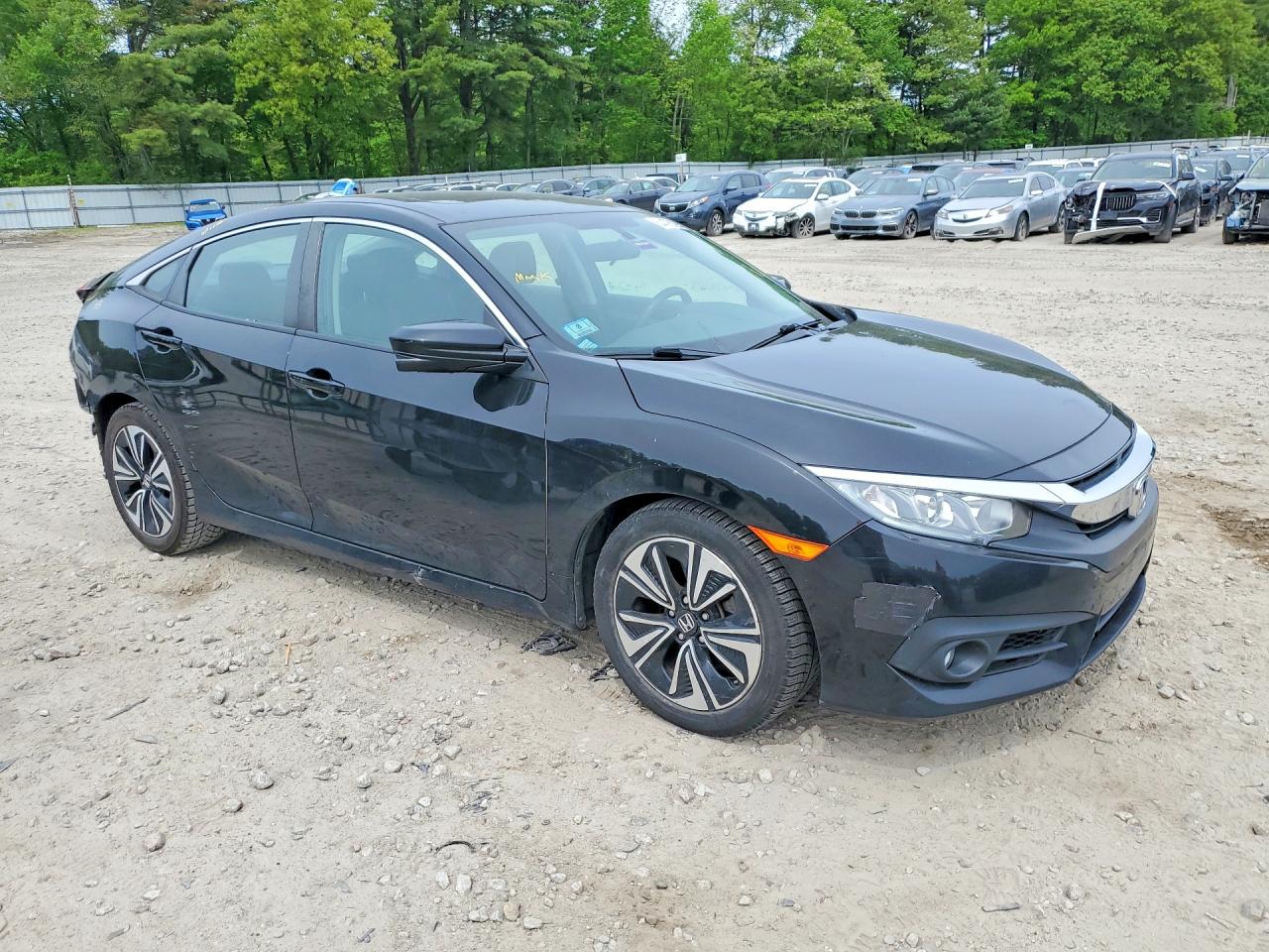2016 Honda Civic Ex Black vin: 2HGFC1F30GH632092