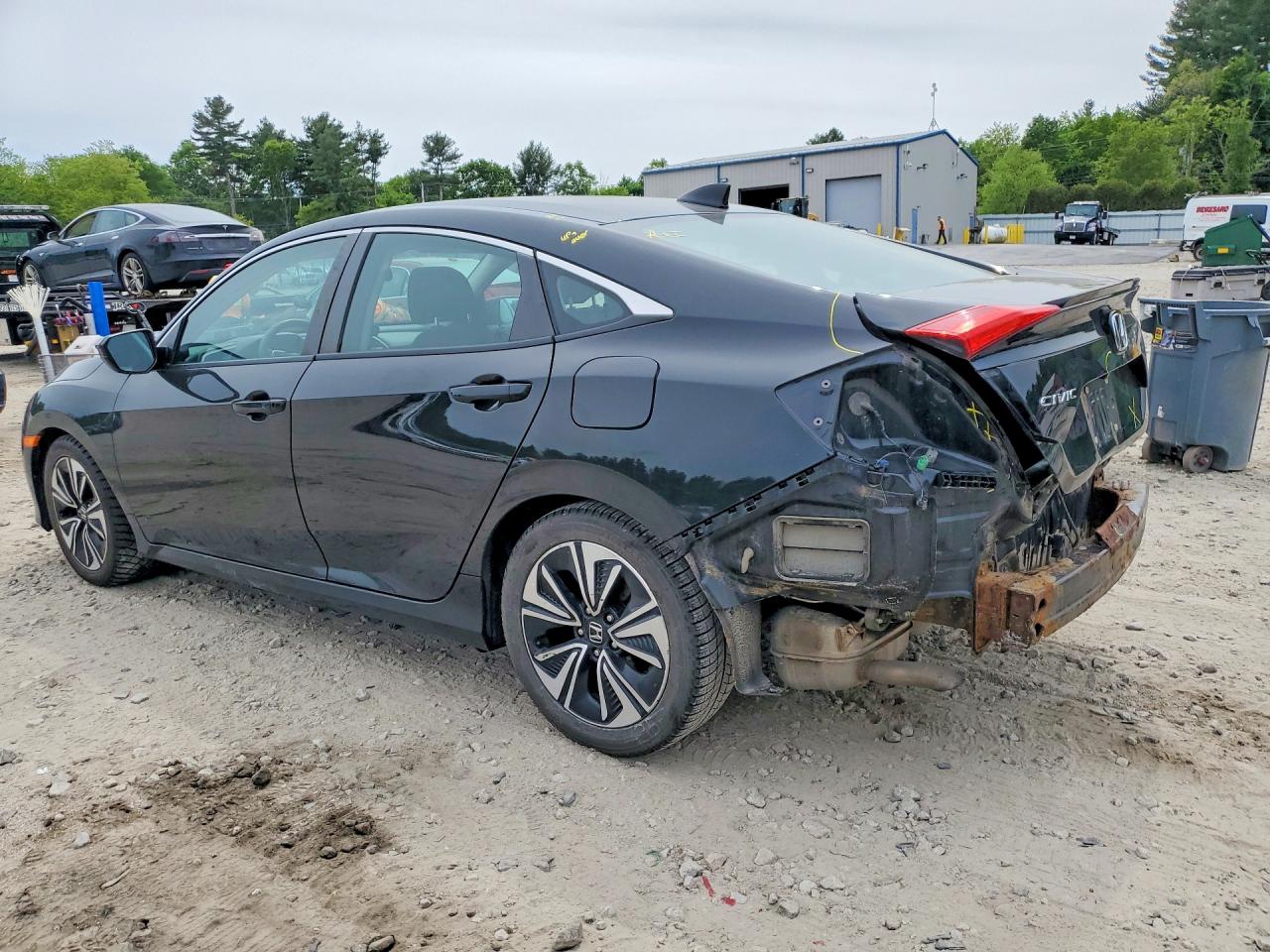 2016 Honda Civic Ex Black vin: 2HGFC1F30GH632092