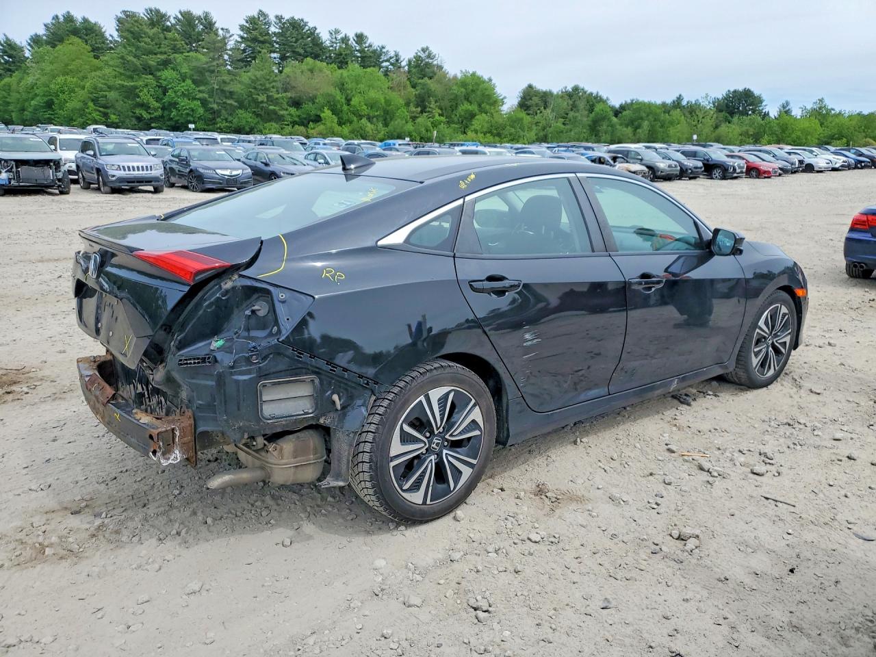 2016 Honda Civic Ex Black vin: 2HGFC1F30GH632092