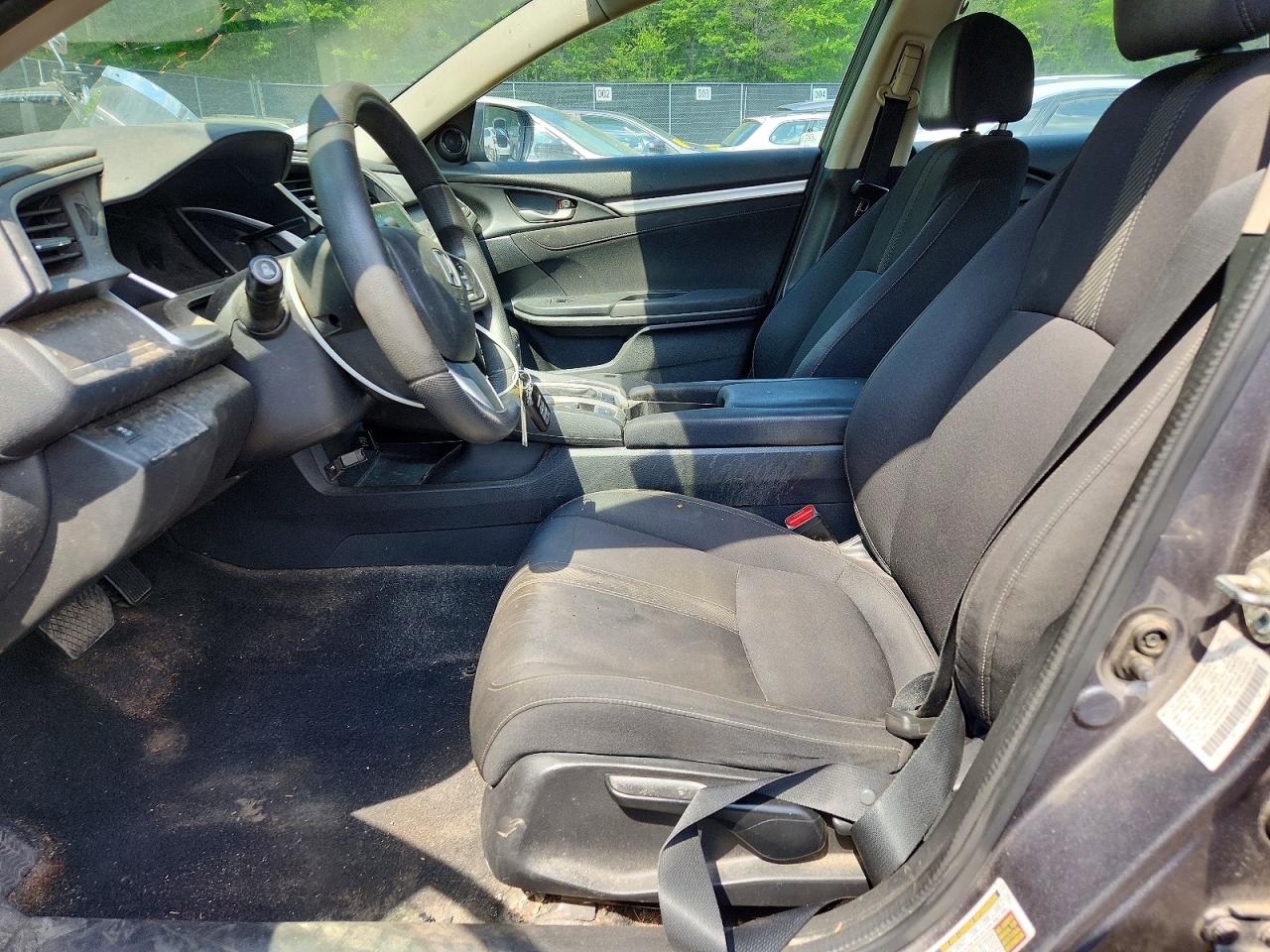 2016 Honda Civic Ex Gray vin: 2HGFC1F30GH640838