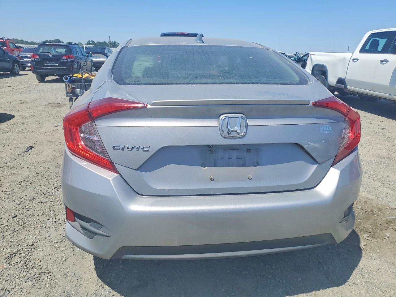 2017 Honda Civic Ex Серый vin: 2HGFC1F30HH630991