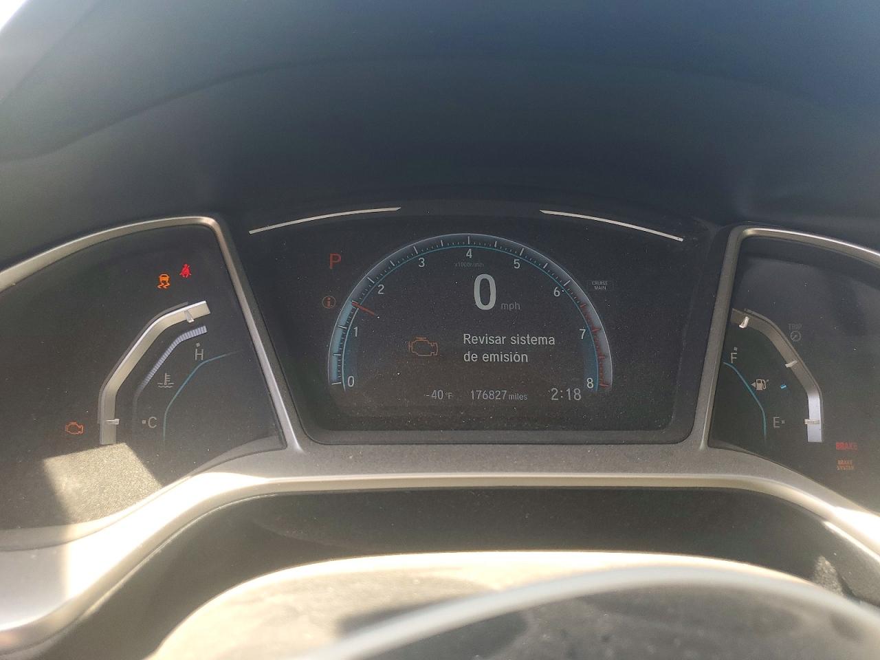 2017 Honda Civic Ex Серый vin: 2HGFC1F30HH630991