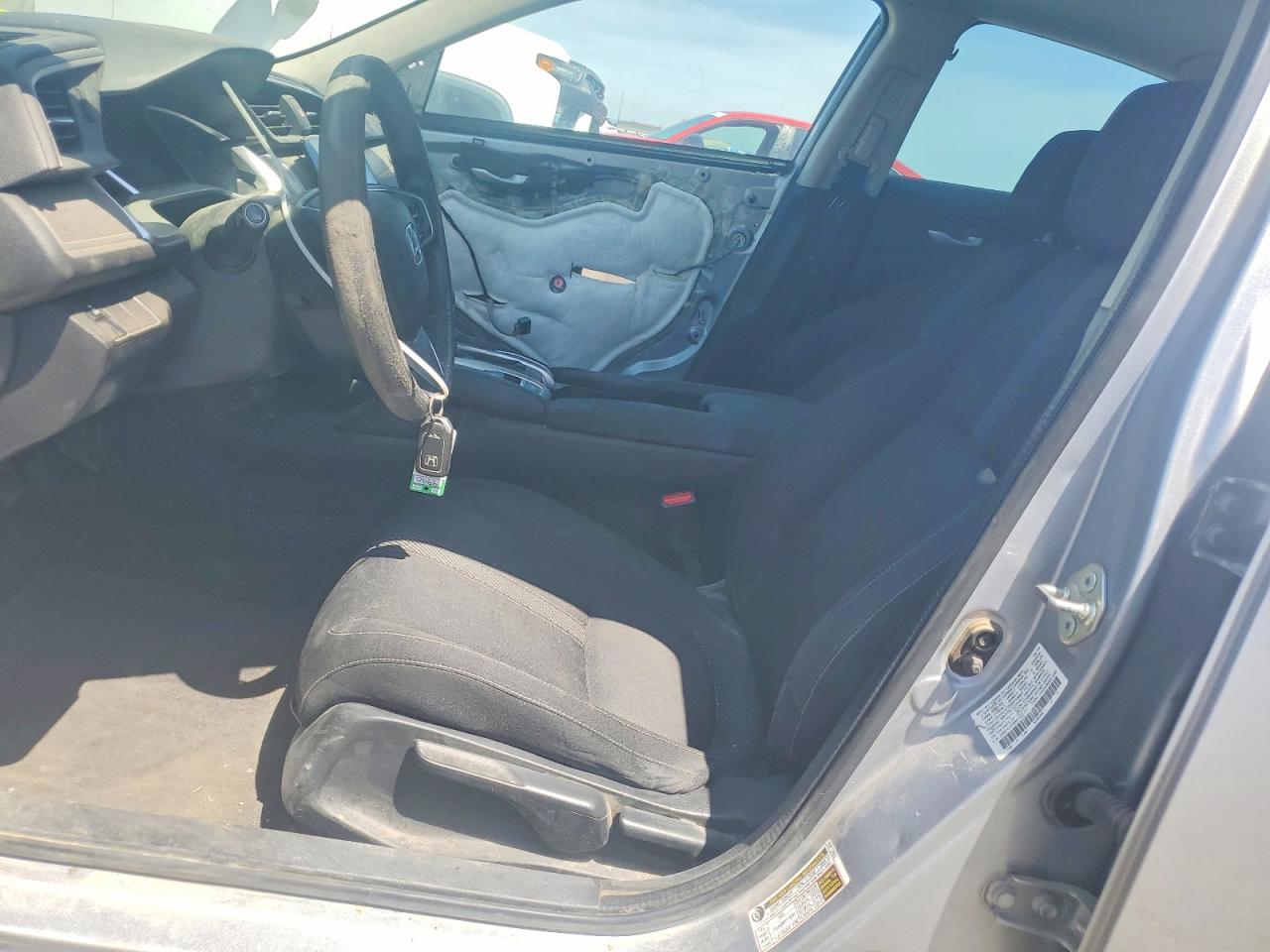 2017 Honda Civic Ex Серый vin: 2HGFC1F30HH630991