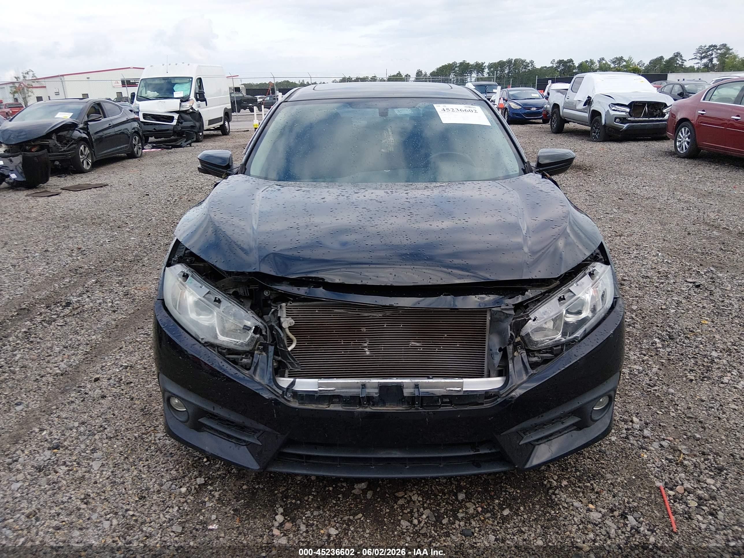 2018 Honda Civic Ex-t Black vin: 2HGFC1F33JH640243