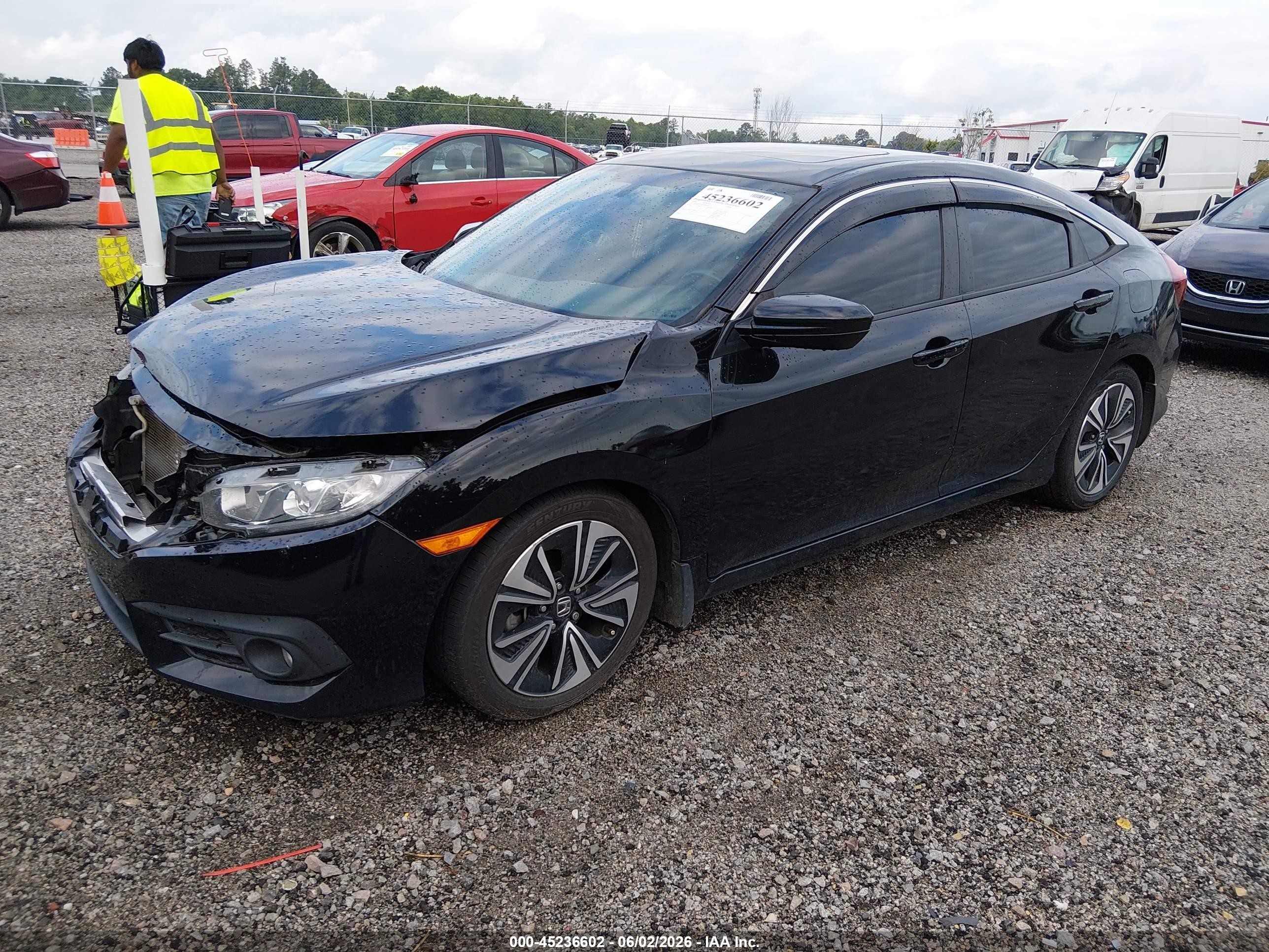 2018 Honda Civic Ex-t Black vin: 2HGFC1F33JH640243