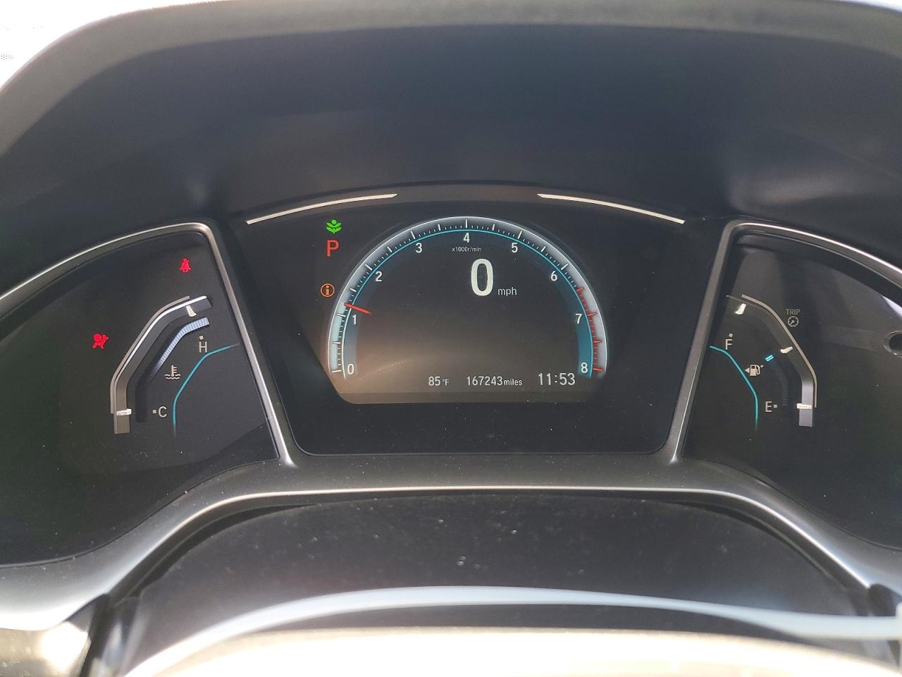 2017 Honda Civic Ex Черный vin: 2HGFC1F34HH647776
