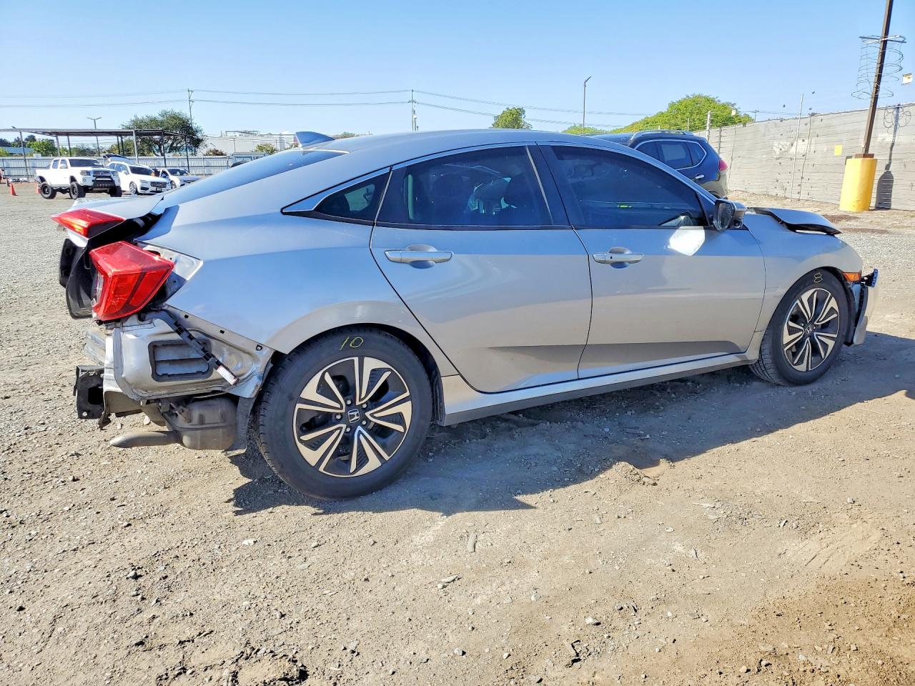 2016 Honda Civic Ex Silver vin: 2HGFC1F35GH648319
