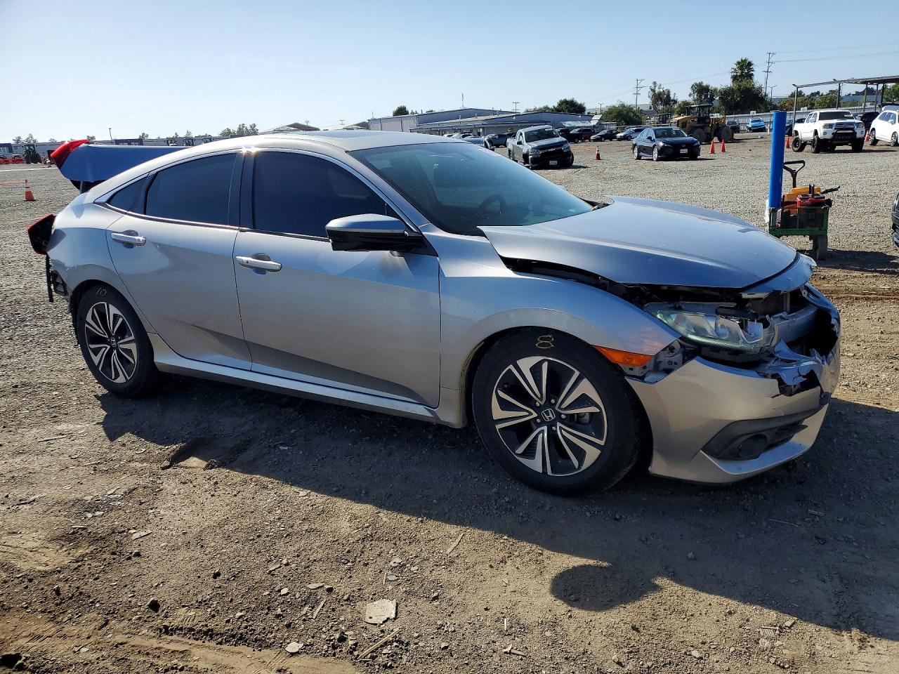 2016 Honda Civic Ex Silver vin: 2HGFC1F35GH648319