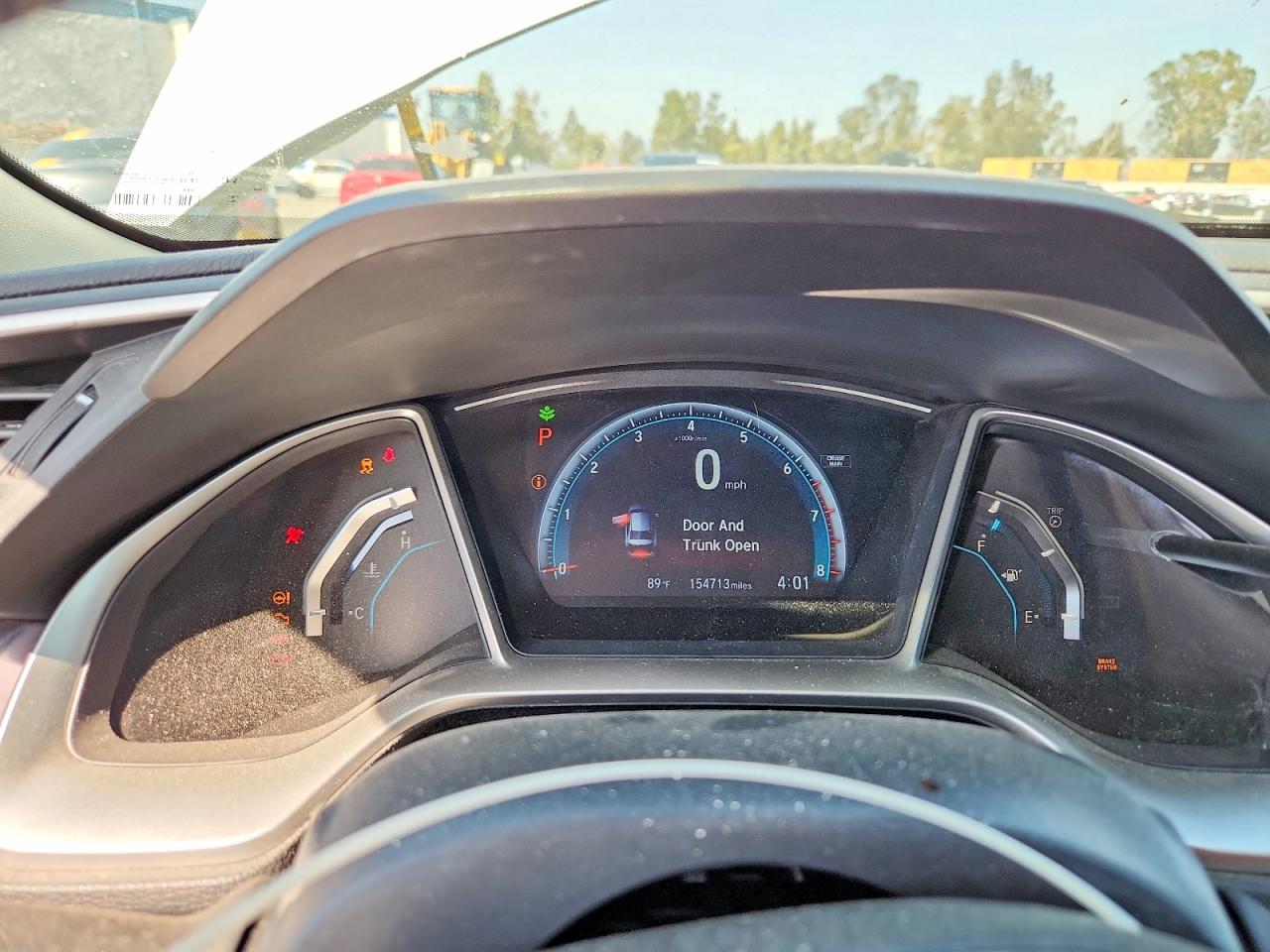 2016 Honda Civic Ex White vin: 2HGFC1F36GH636762